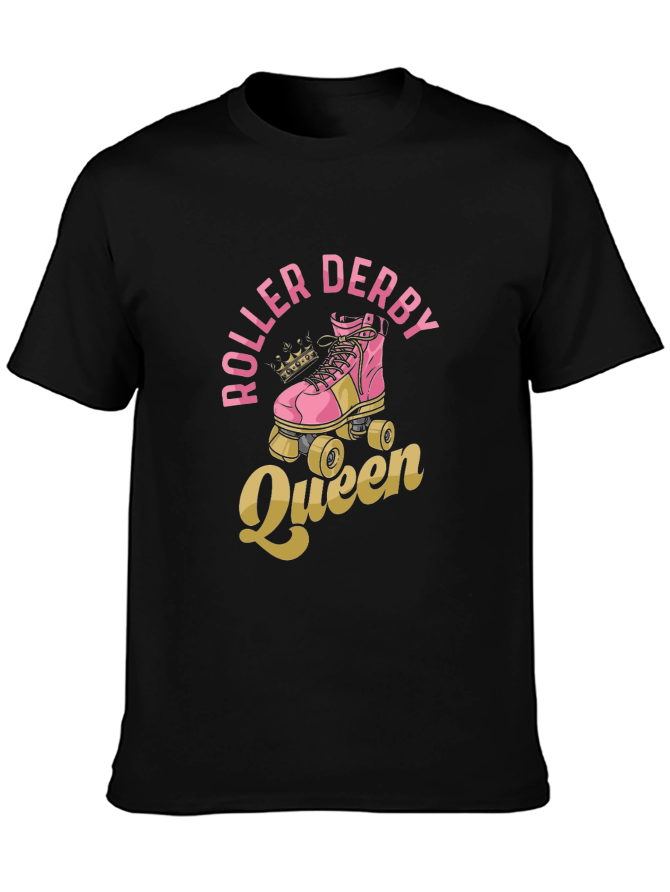 Roller Derby Queen T-Shirt - Graphic Print Tee