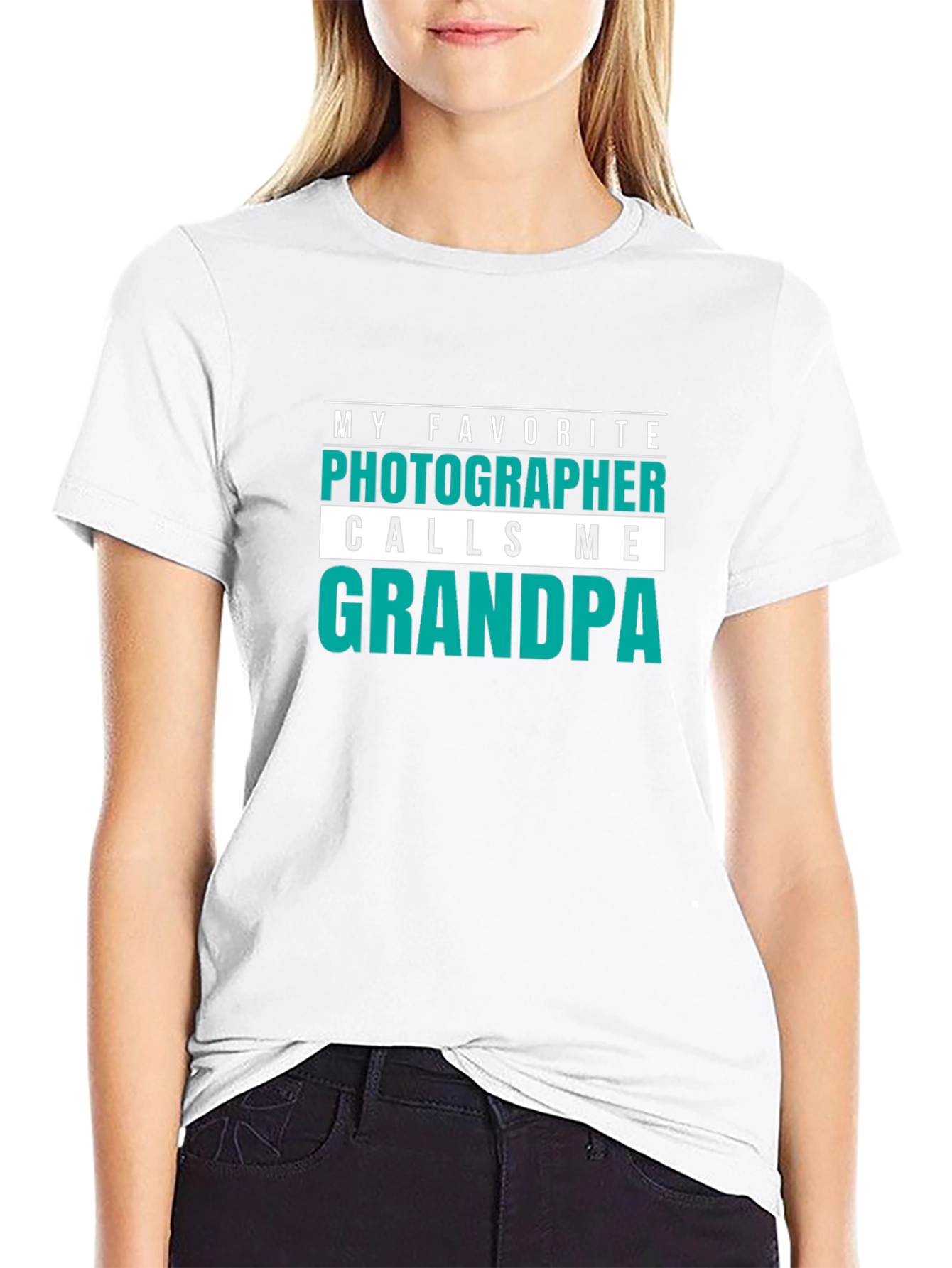 Photographer Grandpa Graphic Tee