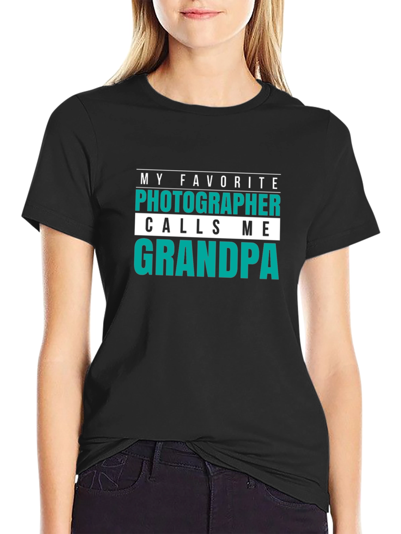 Photographer Grandpa Graphic Tee