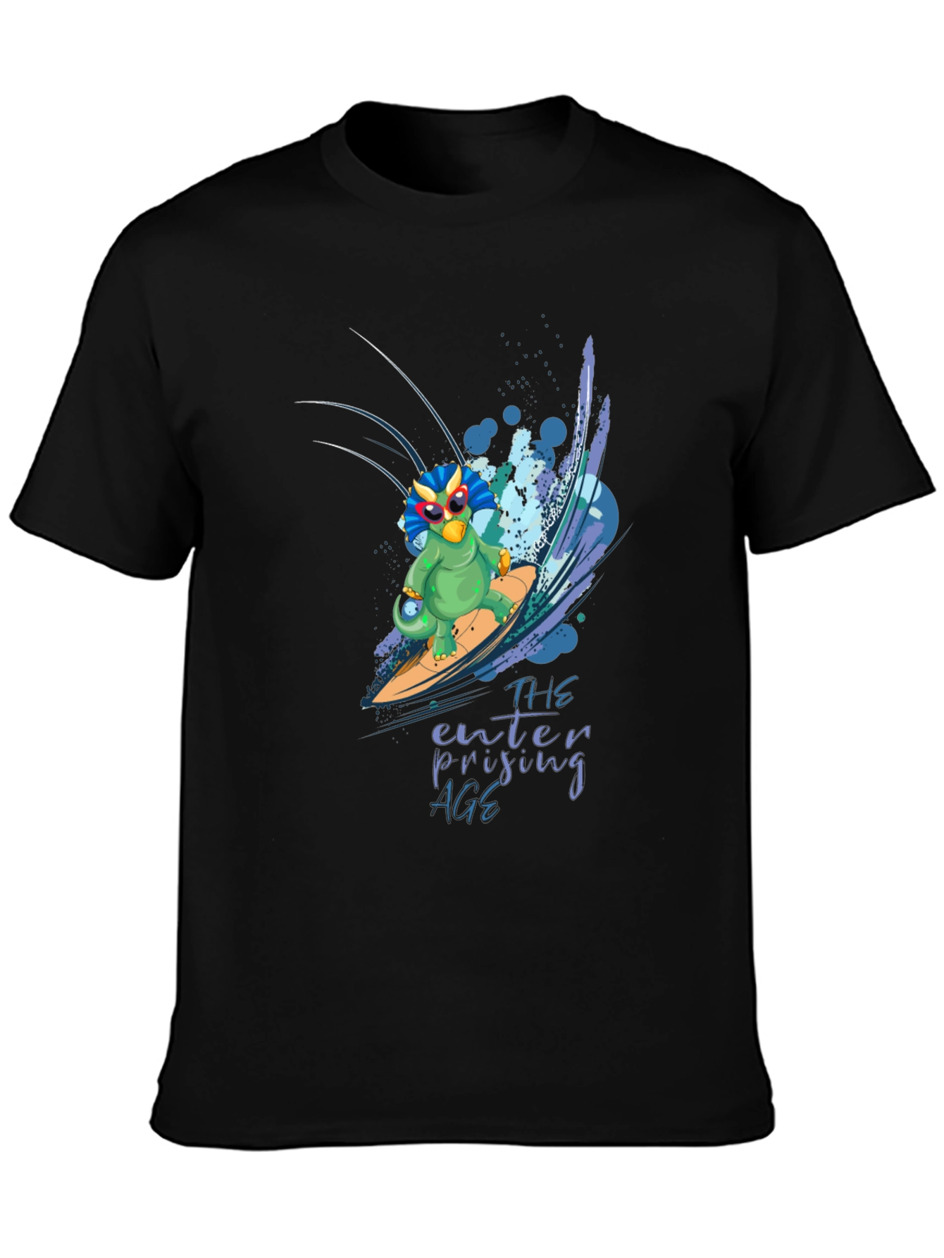 Surfing Dino T-Shirt - Enterprising Age