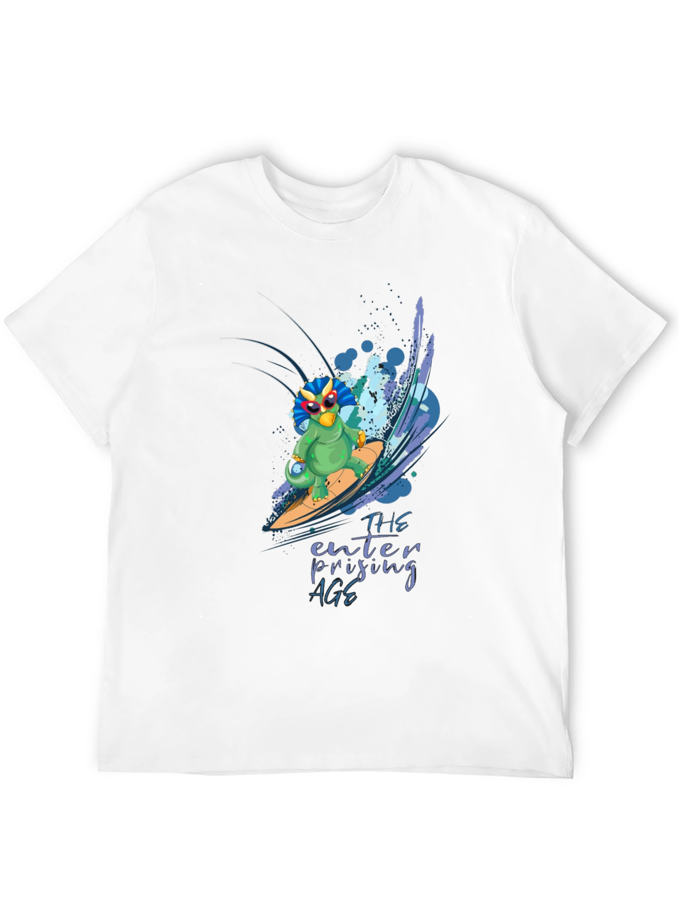 Surfing Dino T-Shirt - Enterprising Age
