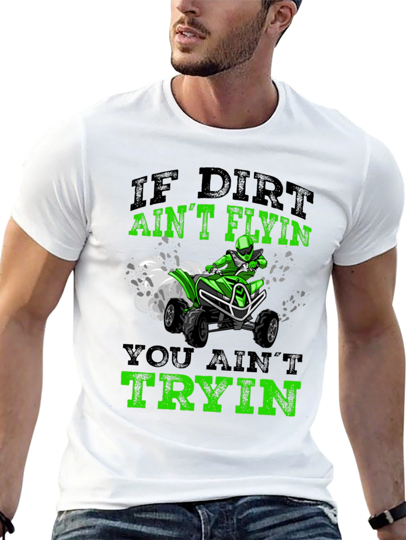 Dirt Bike T-Shirt - If Dirt Aint Flying