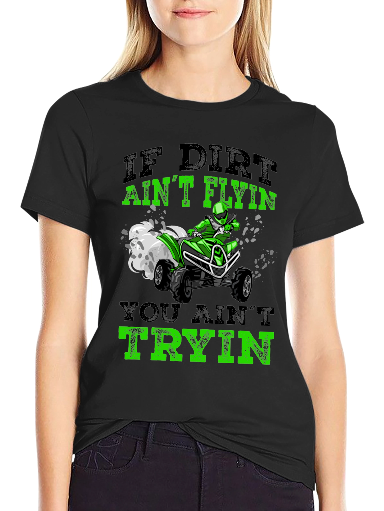 Dirt Bike T-Shirt - If Dirt Aint Flying