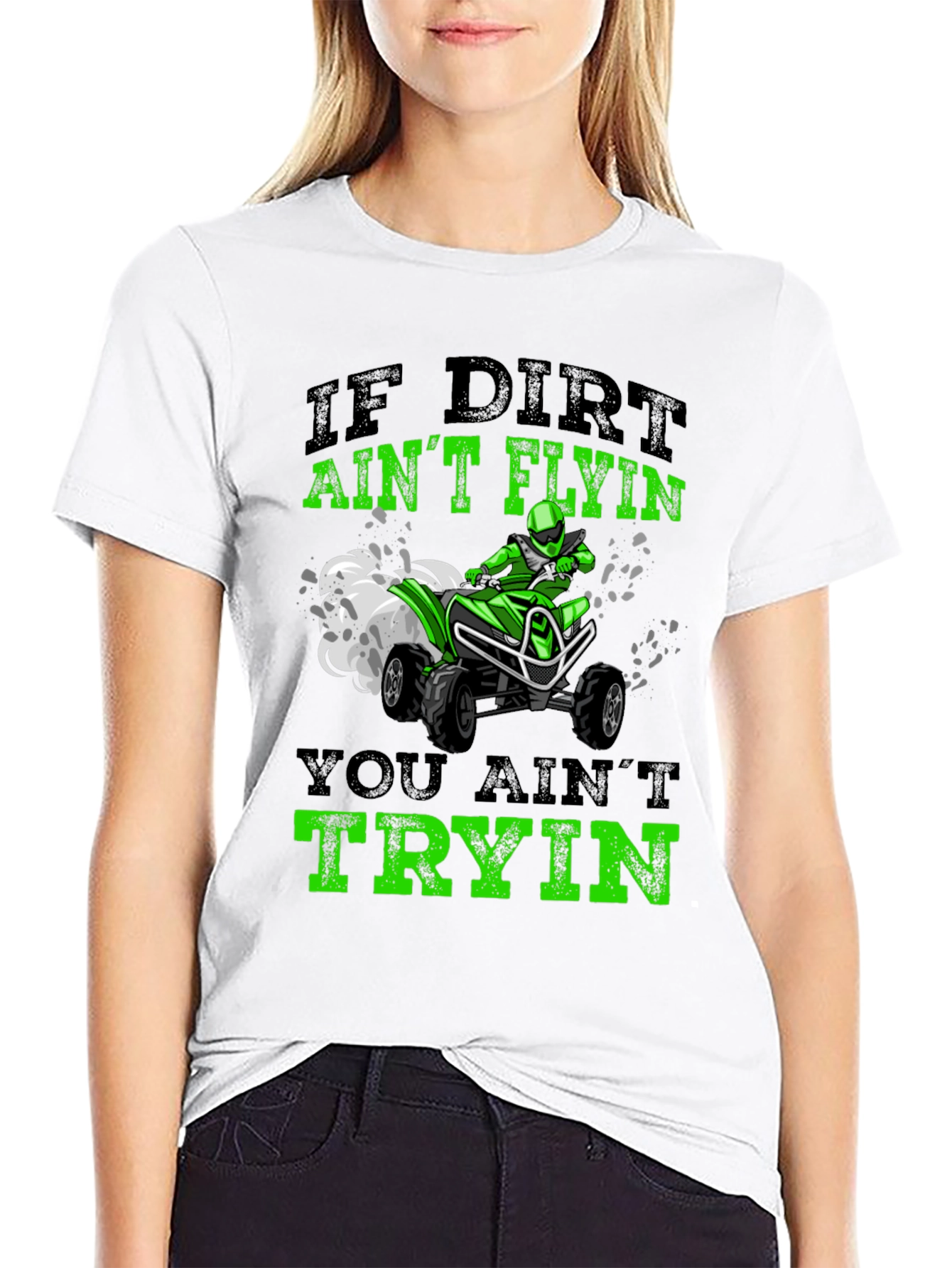 Dirt Bike T-Shirt - If Dirt Aint Flying