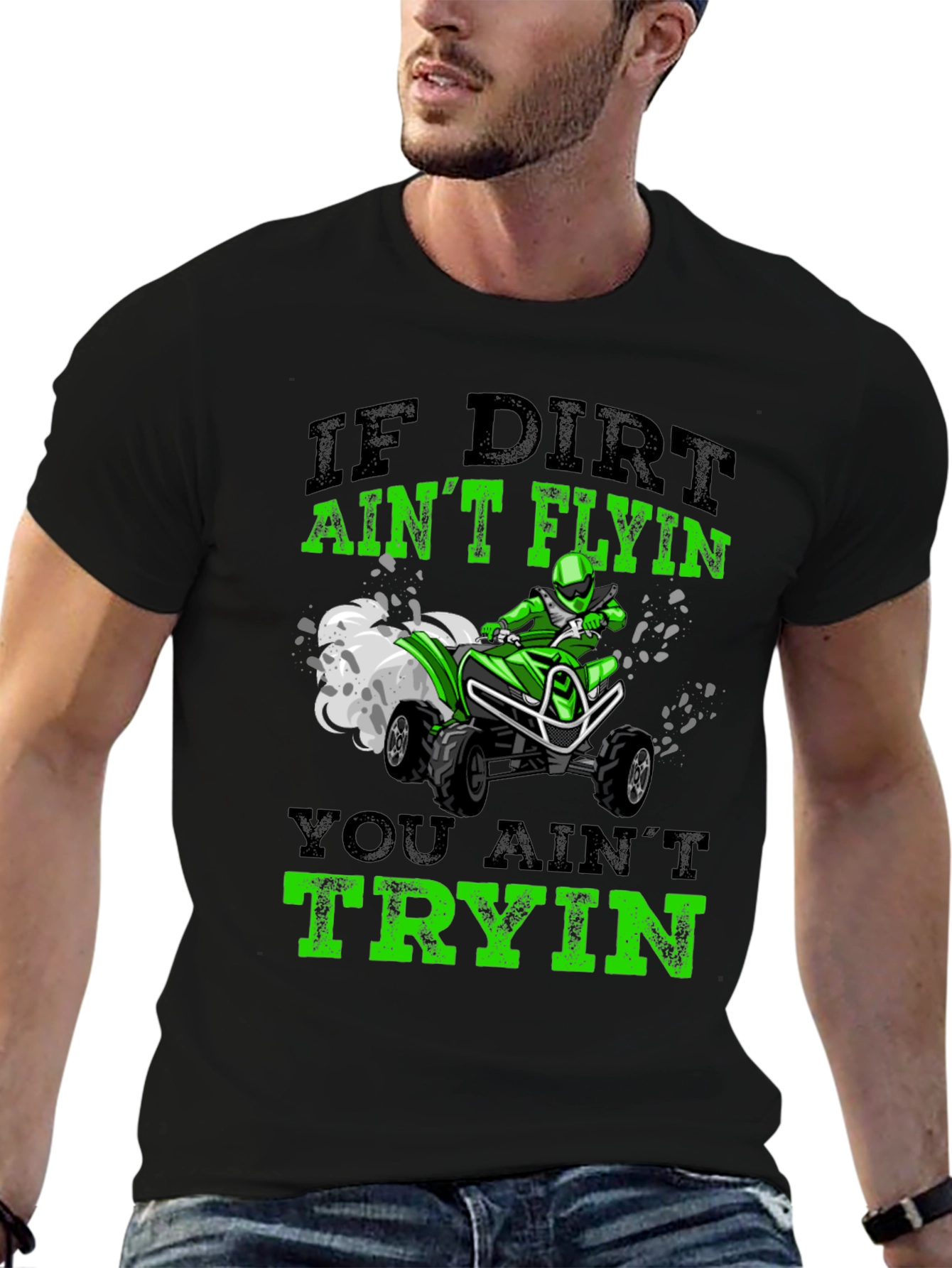 Dirt Bike T-Shirt - If Dirt Aint Flying
