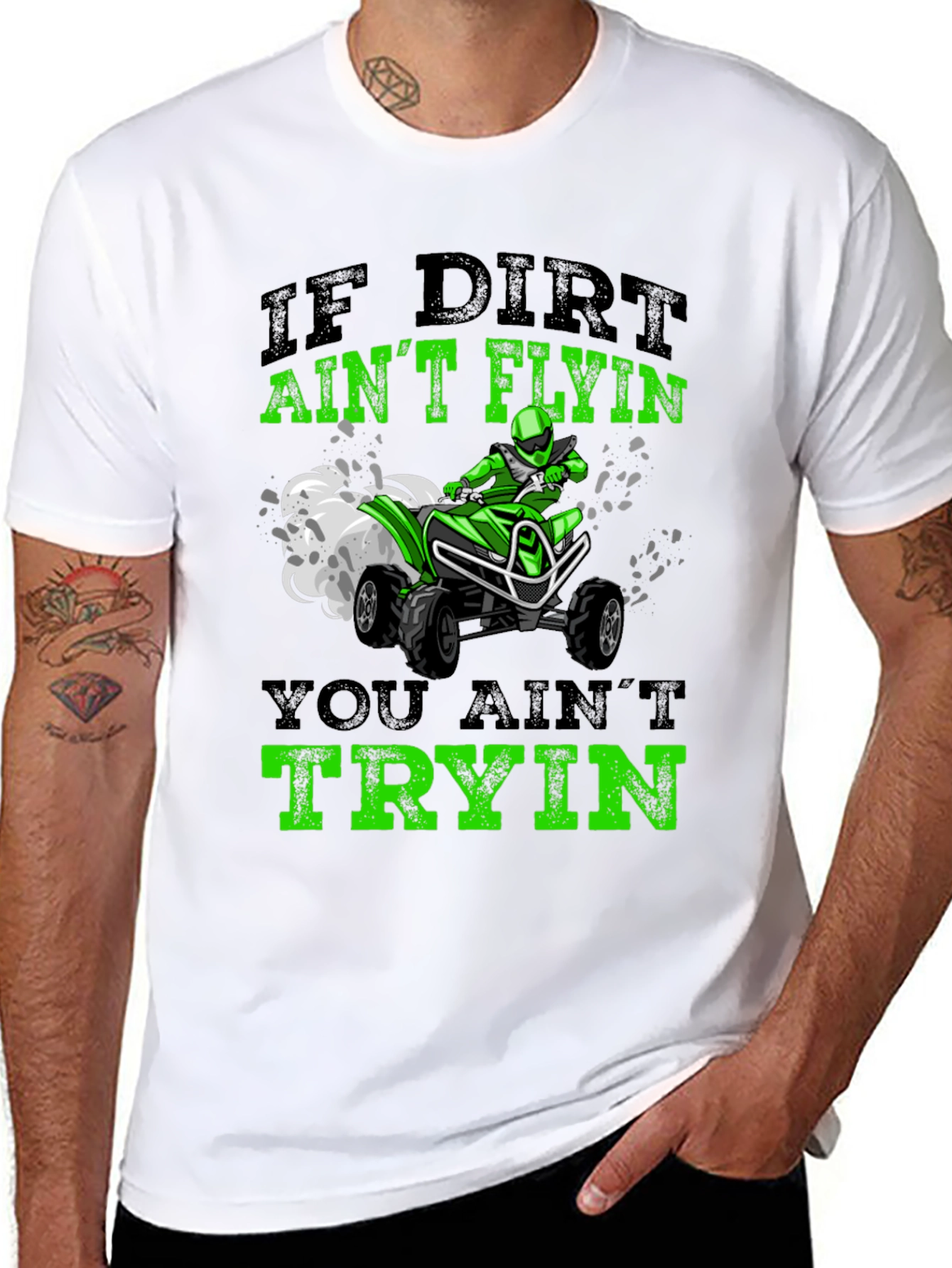 Dirt Bike T-Shirt - If Dirt Aint Flying