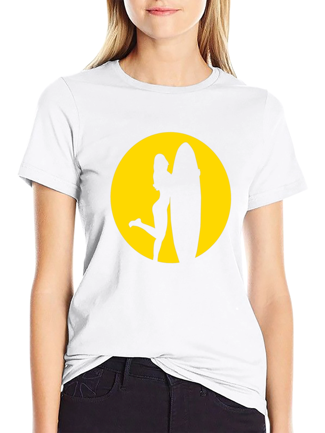 Surf Girl Graphic Tee - Stylish Summer T-Shirt