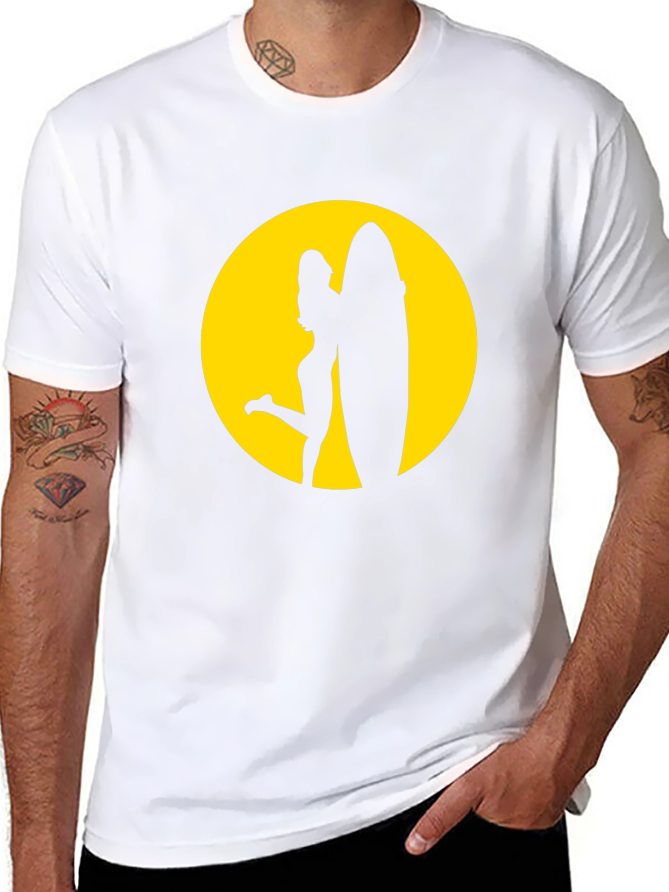 Surf Girl Graphic Tee - Stylish Summer T-Shirt
