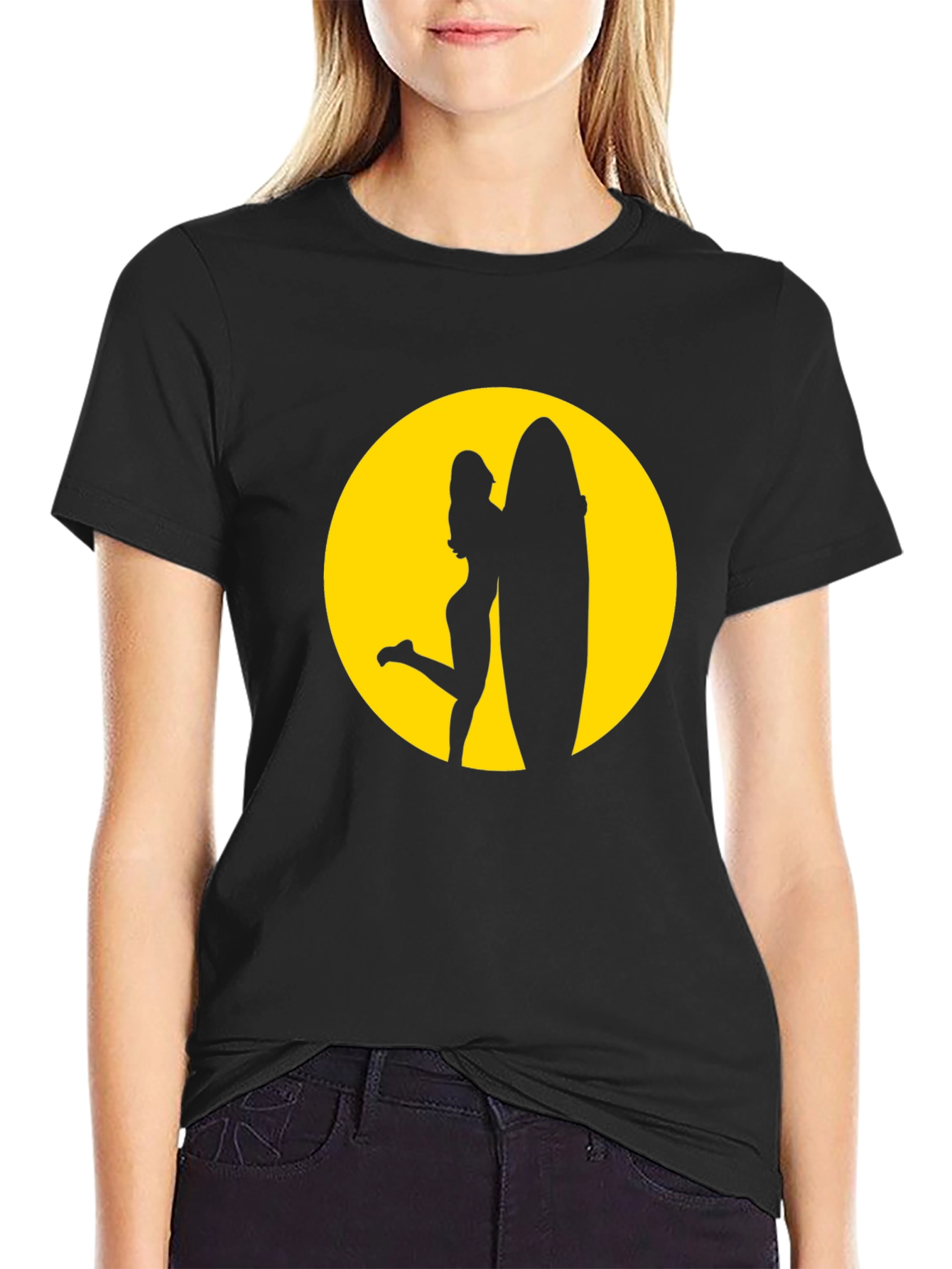 Surf Girl Graphic Tee - Stylish Summer T-Shirt