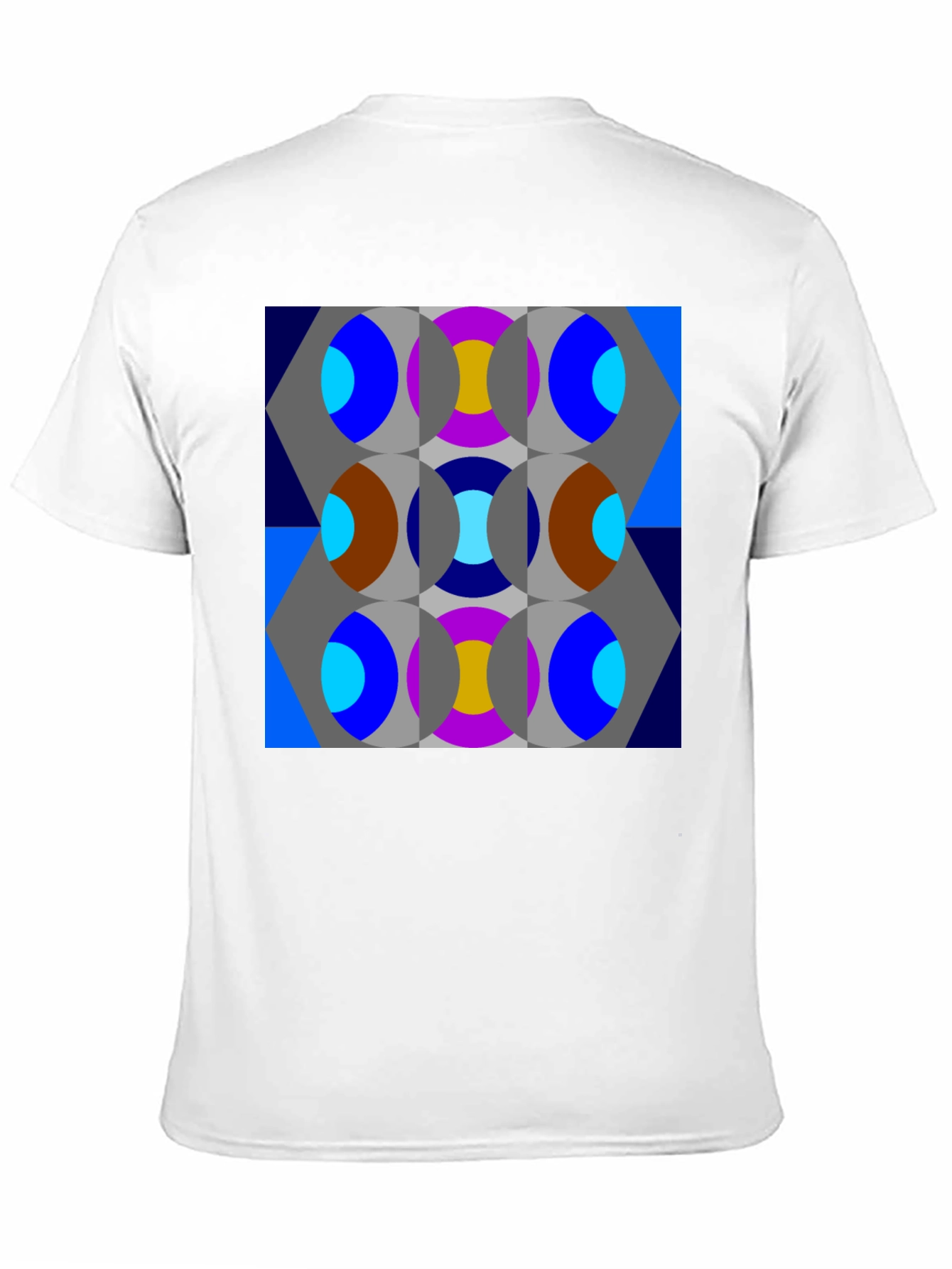 Abstract Geometric Patterned T-Shirt