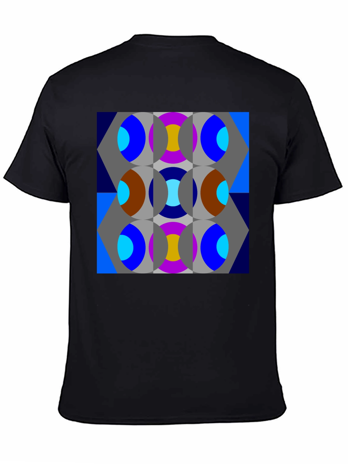 Abstract Geometric Patterned T-Shirt