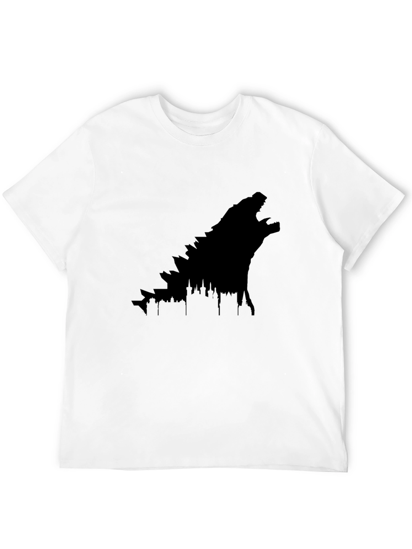 Black Godzilla Howling T-Shirt