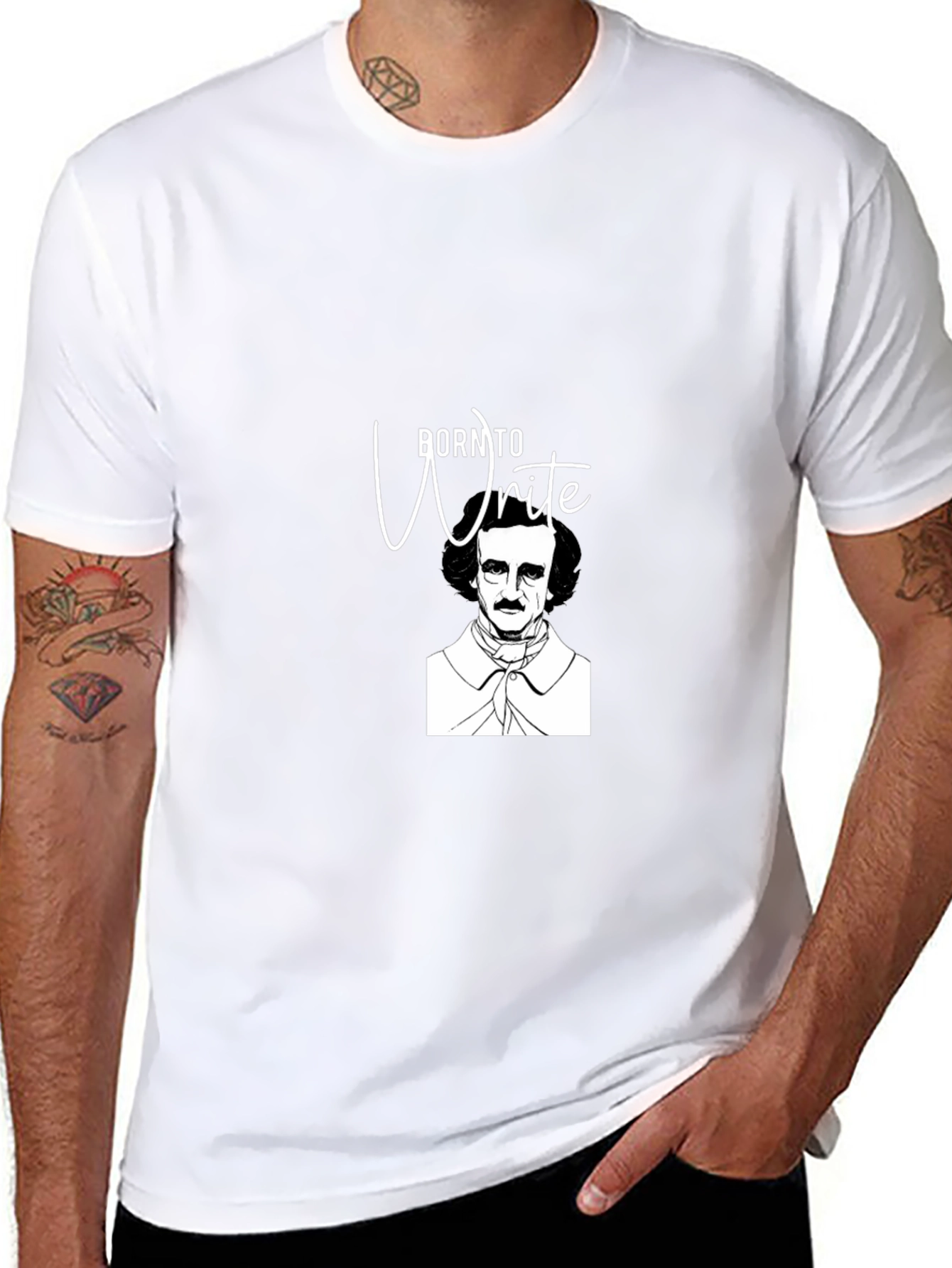 Born to Write - Edgar Allan Poe T-Shirt