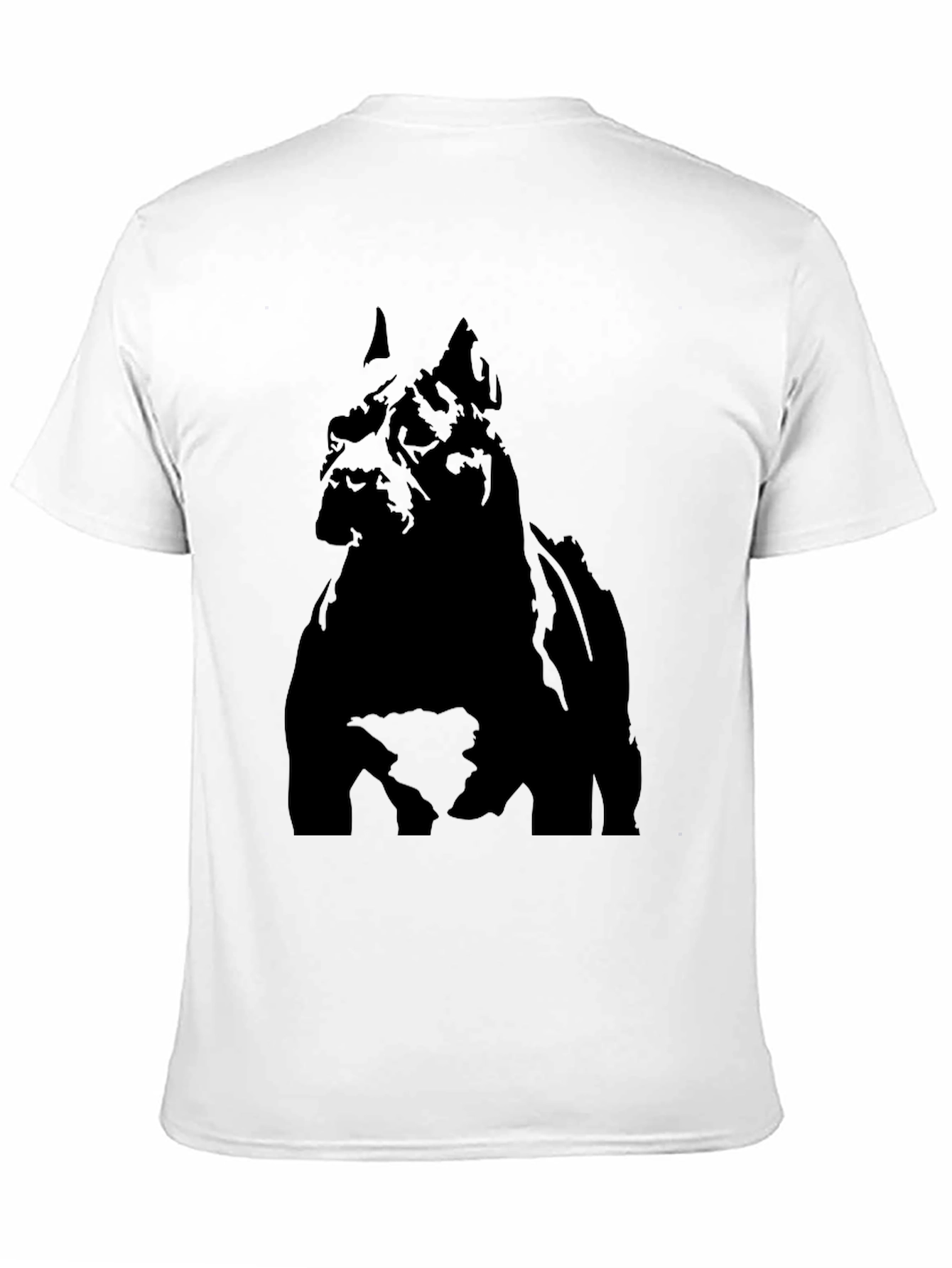 Black Dog Silhouette Graphic Tee