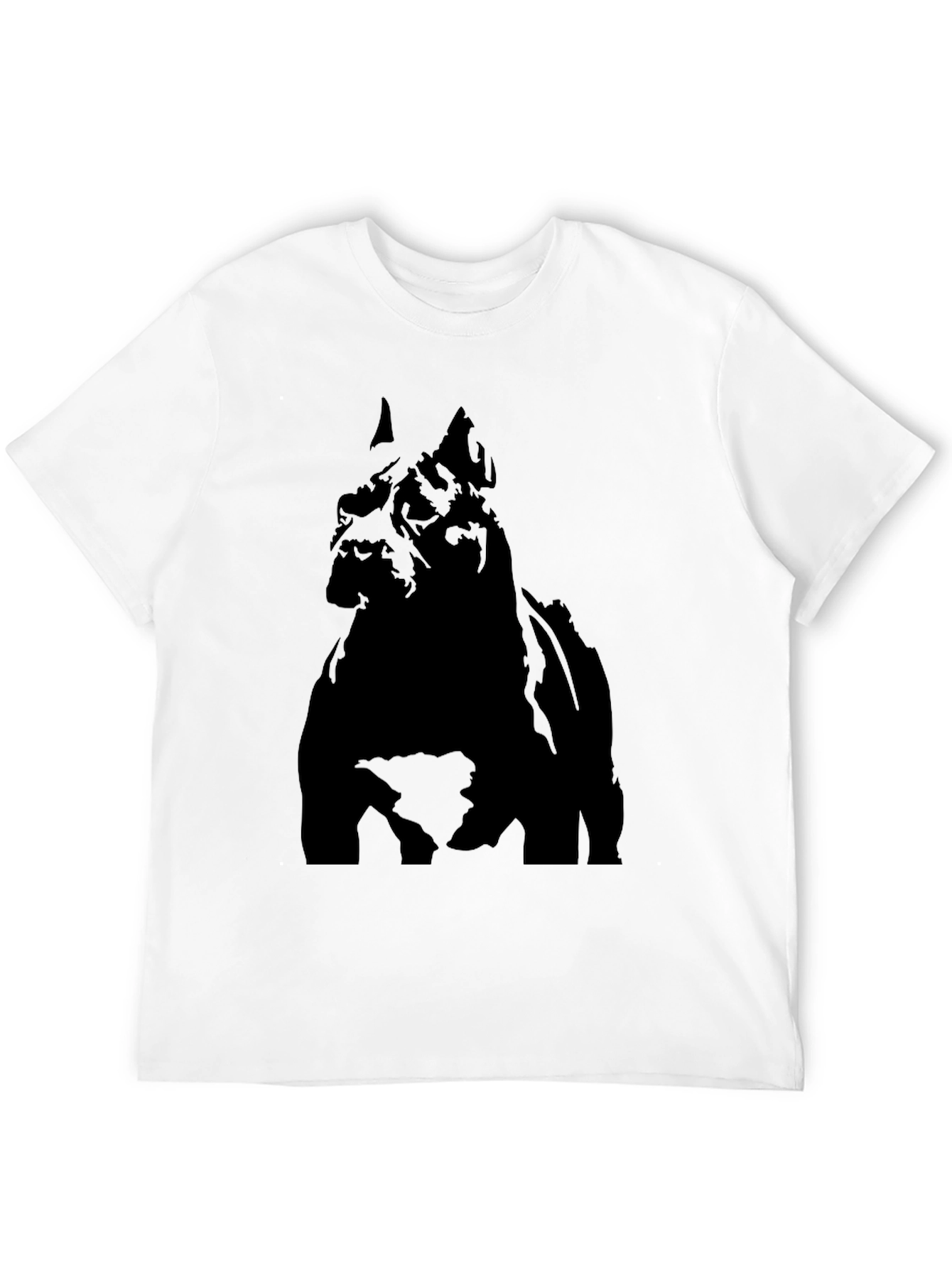Black Dog Silhouette Graphic Tee