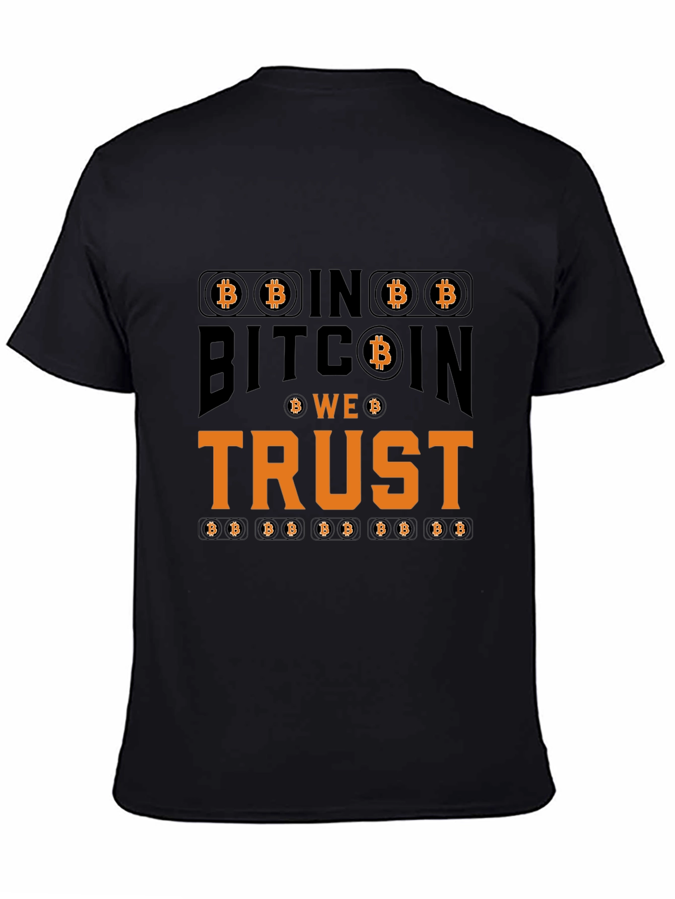 Bitcoin We Trust Black T-Shirt Crypto Currency Tee