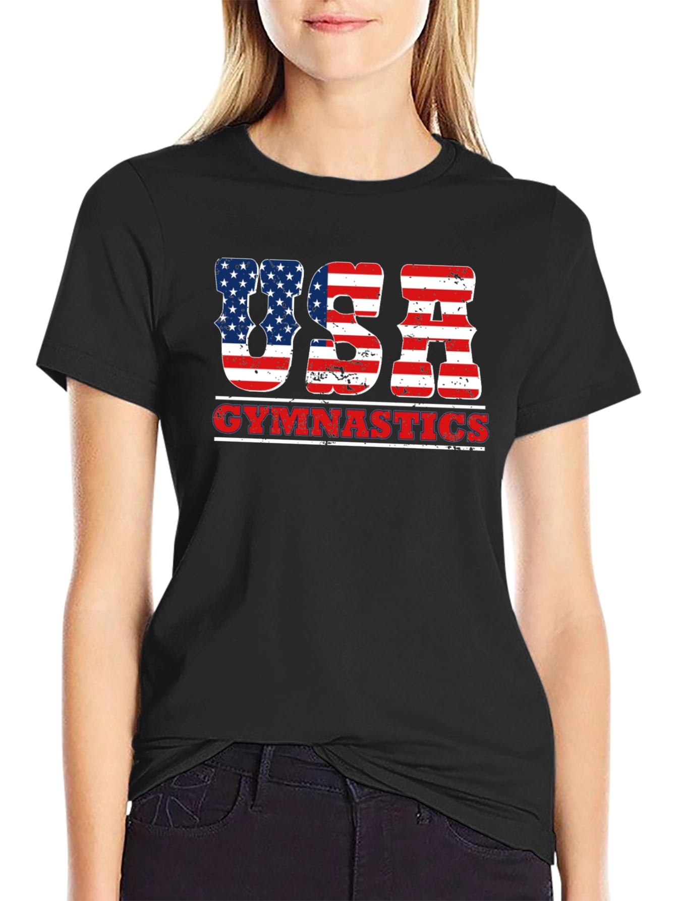 USA Gymnastics Patriotic Graphic Tee