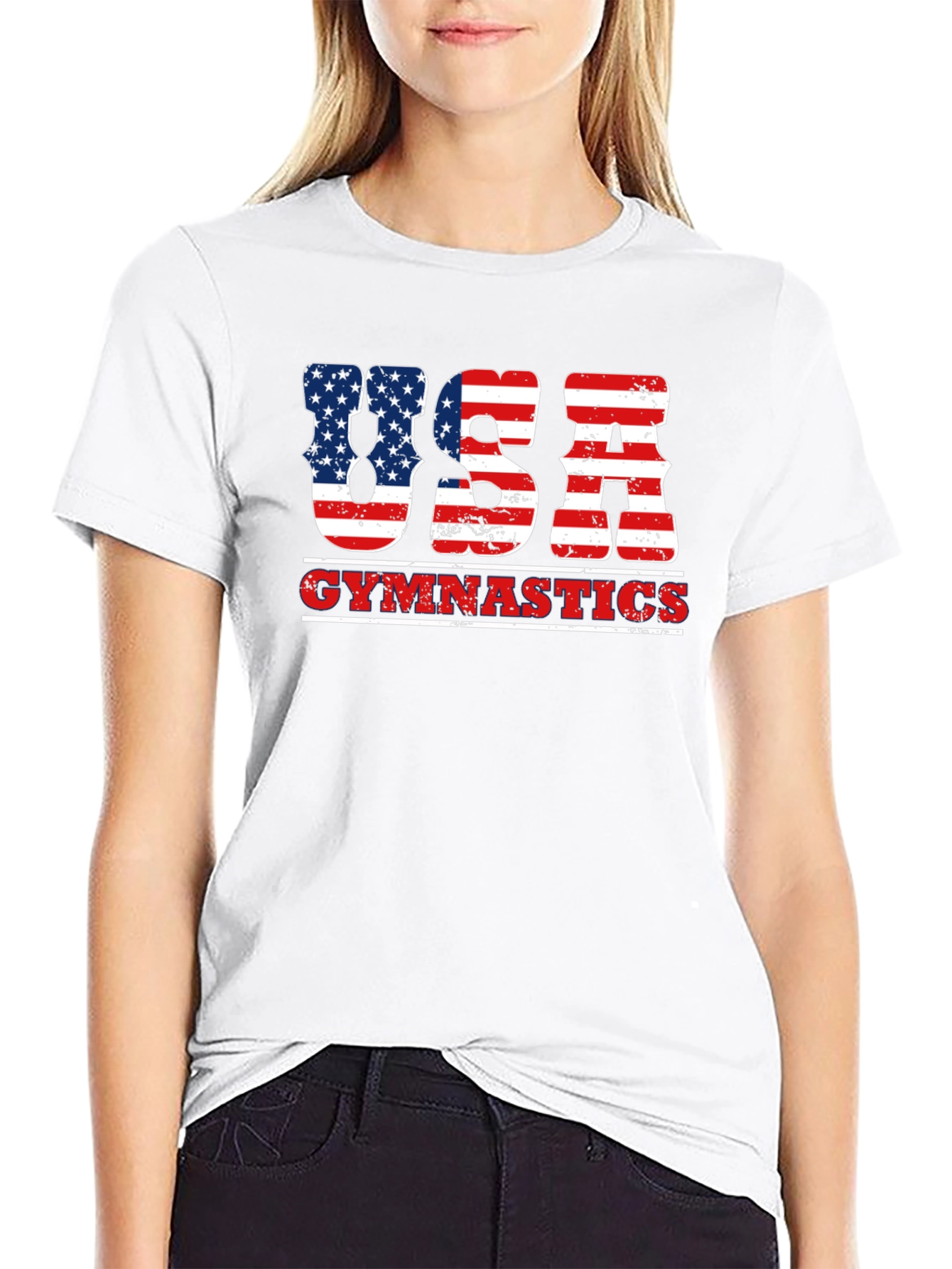 USA Gymnastics Patriotic Graphic Tee