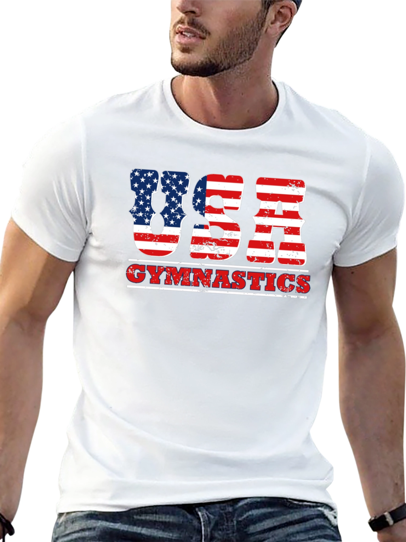 USA Gymnastics Patriotic Graphic Tee