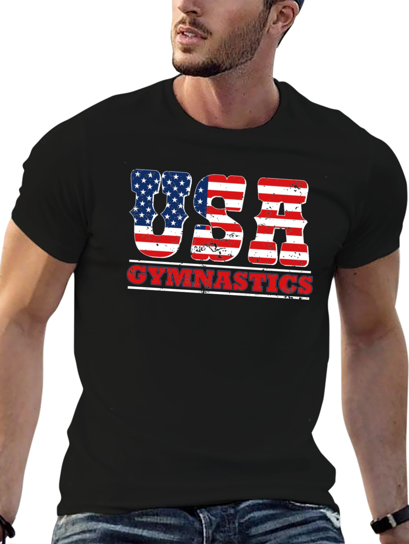 USA Gymnastics Patriotic Graphic Tee