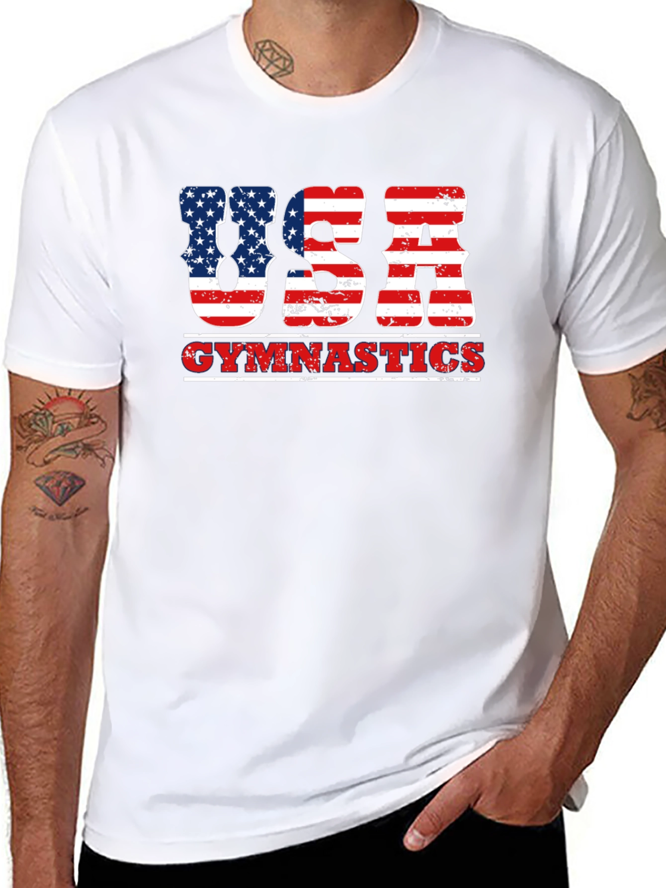 USA Gymnastics Patriotic Graphic Tee