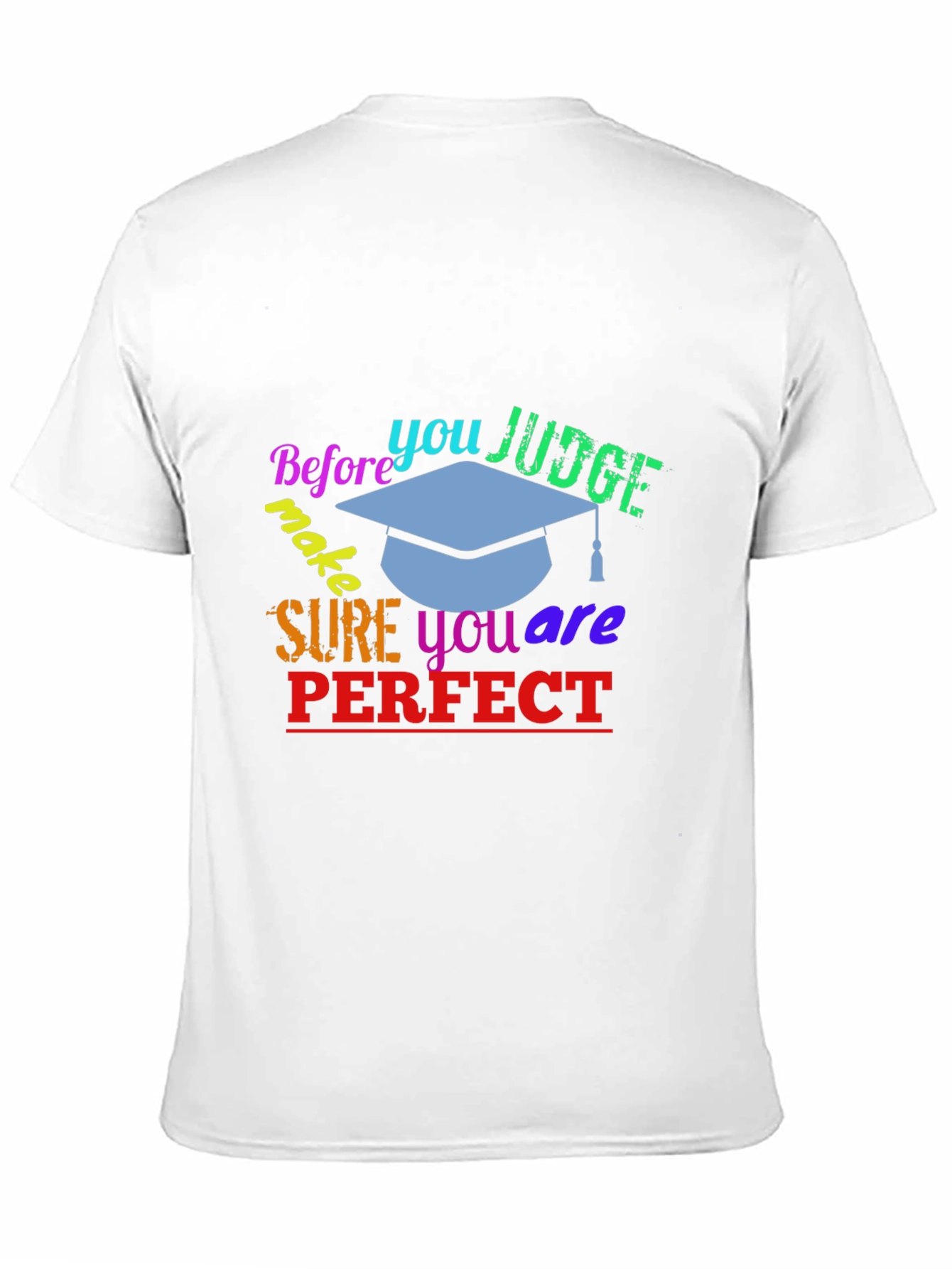 Judge Less Black Graphic Tee