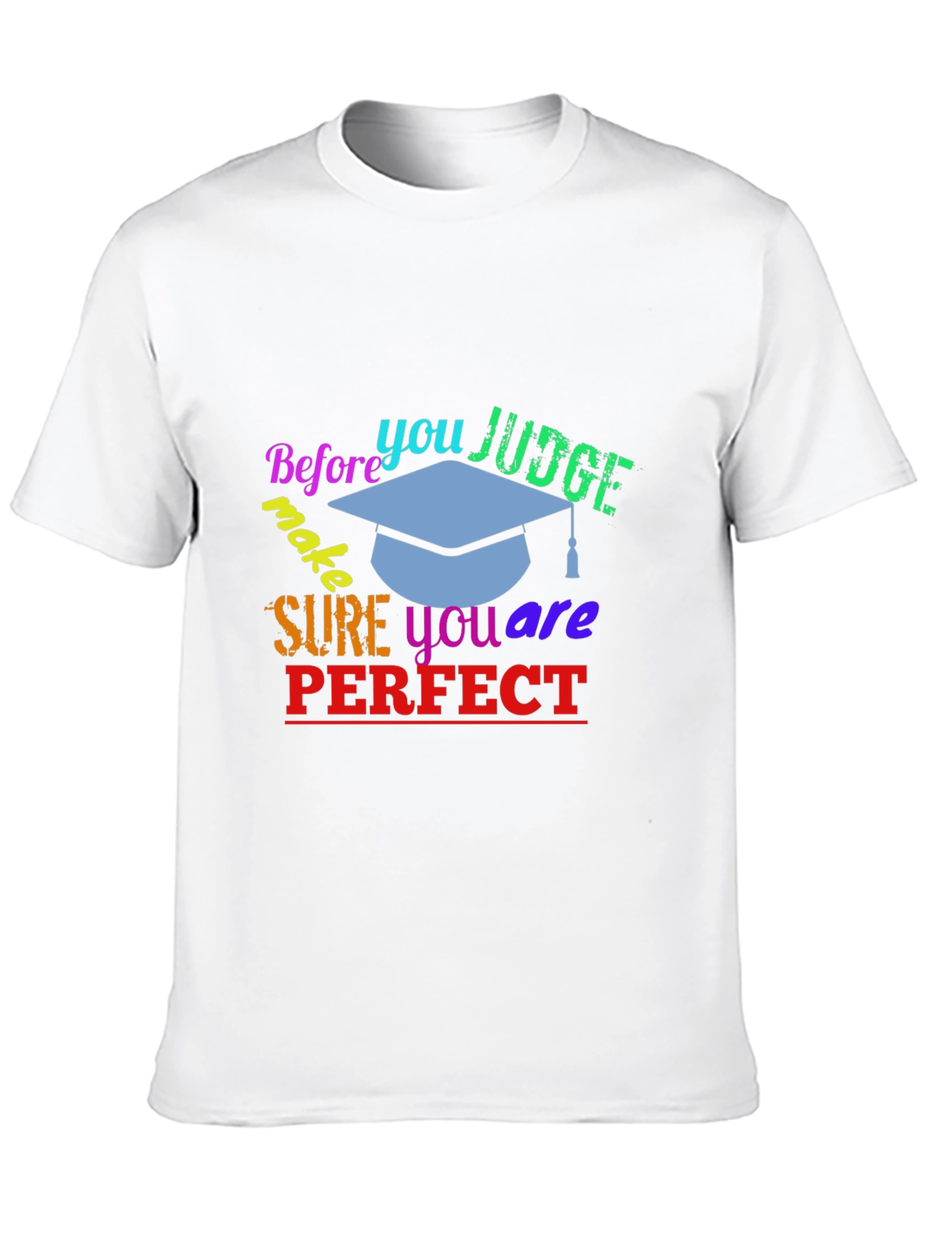 Judge Less Black Graphic Tee