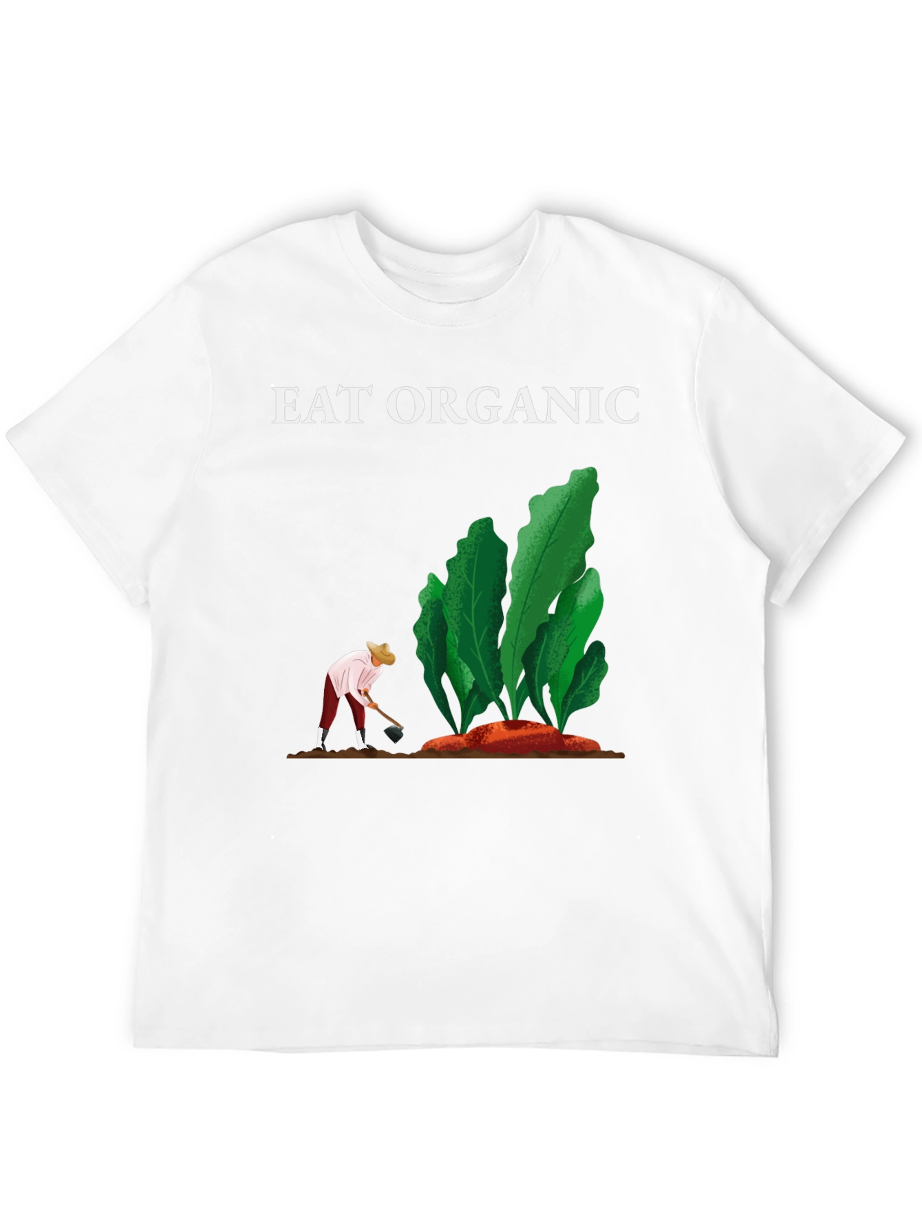 Eat Organic T-Shirt - Gardening Tee