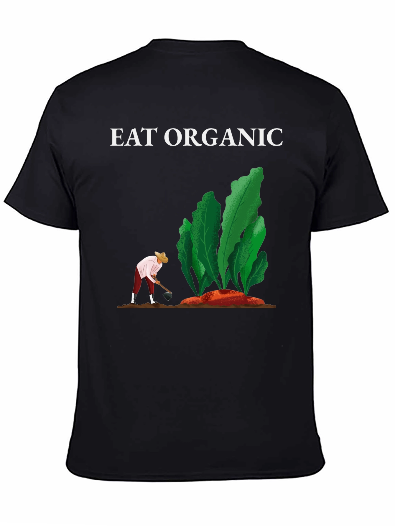 Eat Organic T-Shirt - Gardening Tee