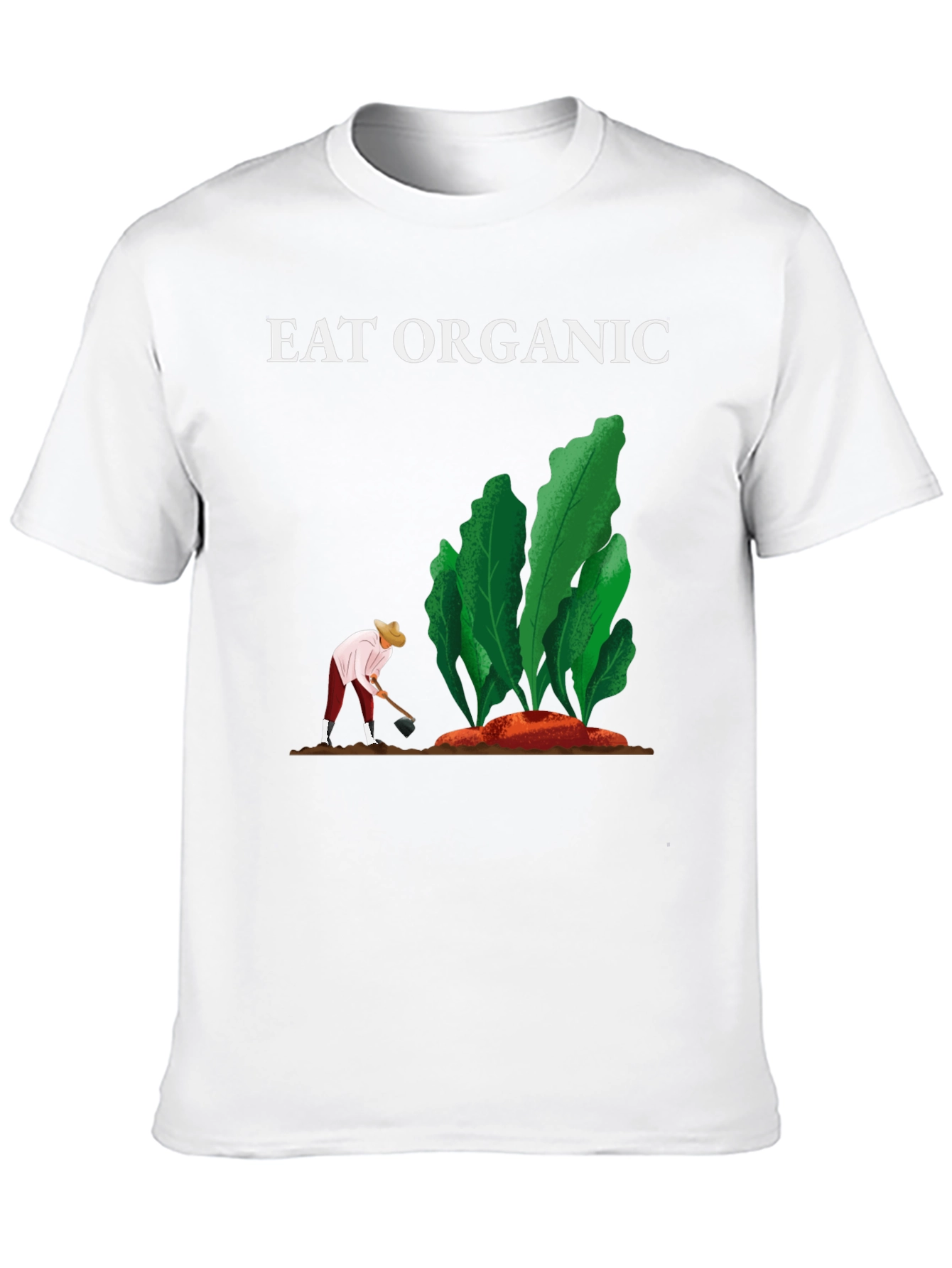 Eat Organic T-Shirt - Gardening Tee