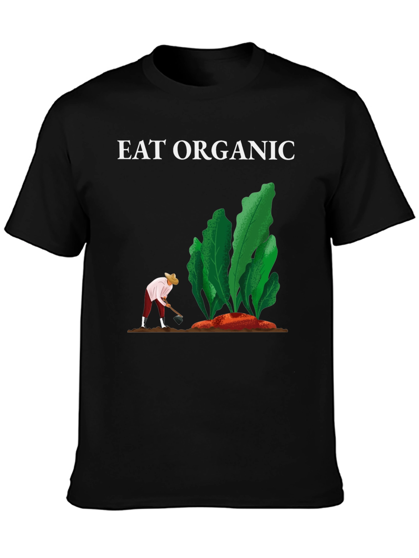 Eat Organic T-Shirt - Gardening Tee