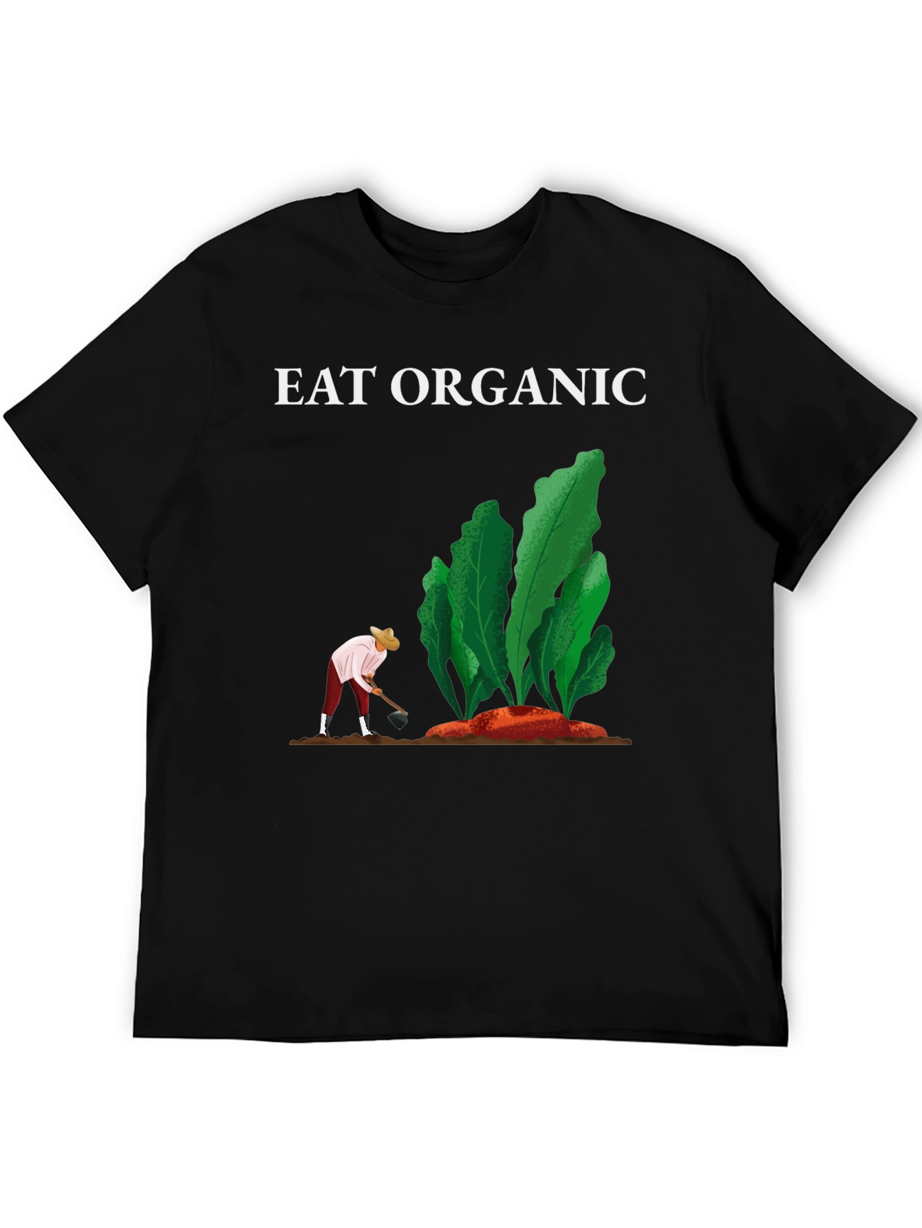 Eat Organic T-Shirt - Gardening Tee