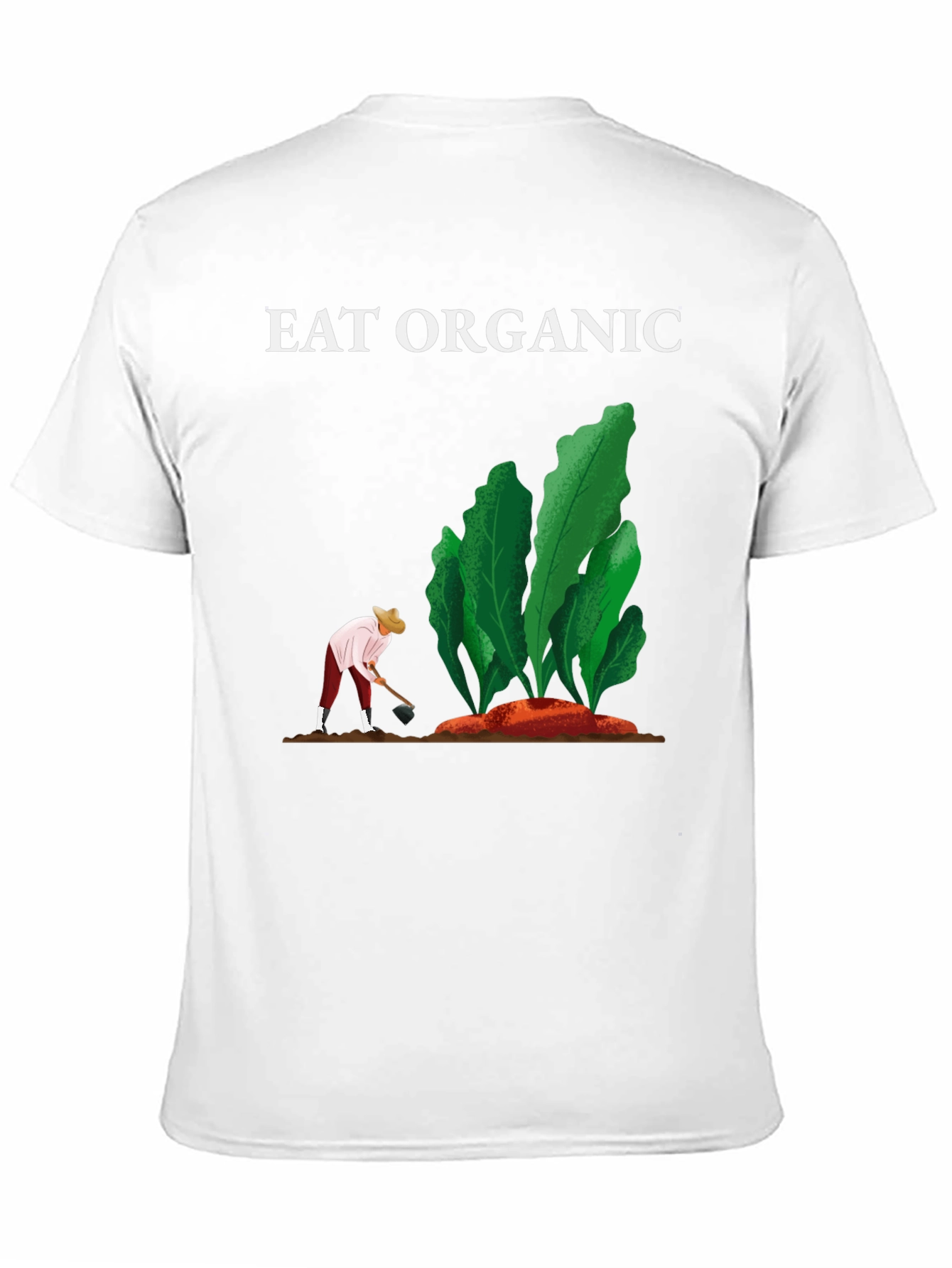 Eat Organic T-Shirt - Gardening Tee