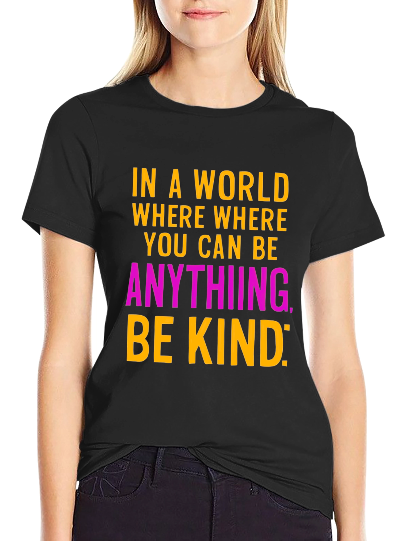 Be Kind Graphic Tee - Stylish Inspirational Message T-Shirt