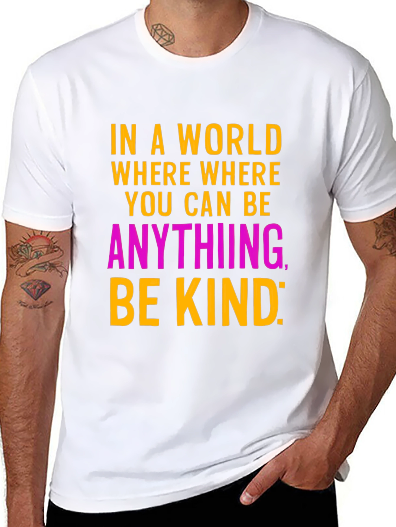 Be Kind Graphic Tee - Stylish Inspirational Message T-Shirt
