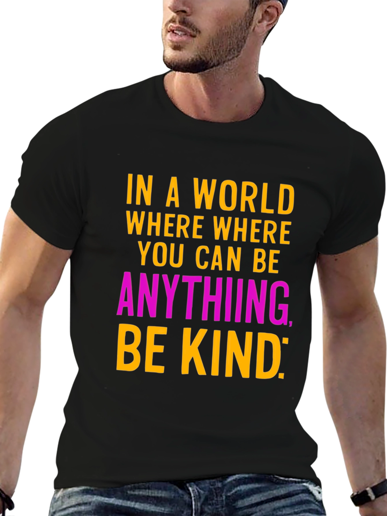 Be Kind Graphic Tee - Stylish Inspirational Message T-Shirt