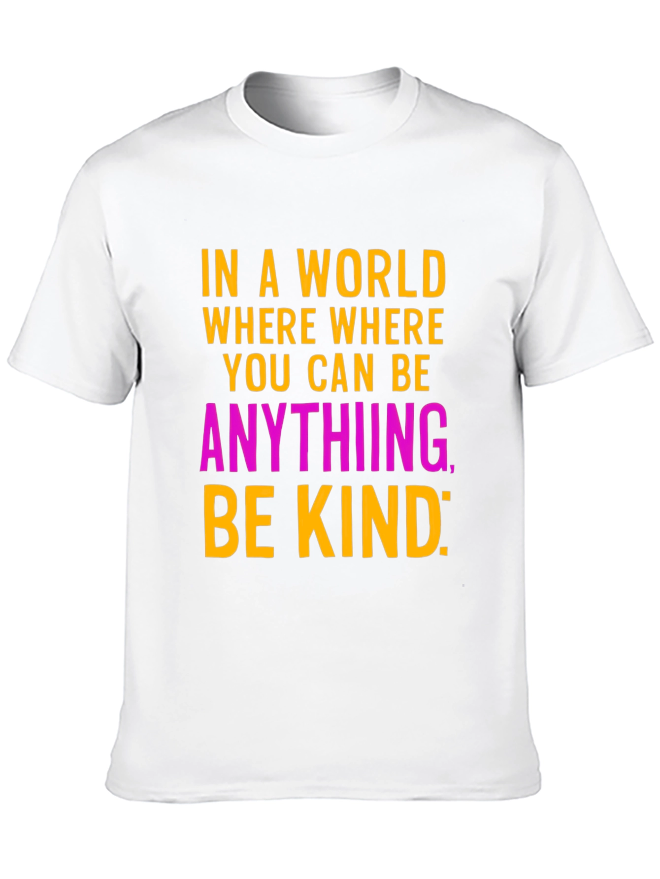 Be Kind Graphic Tee - Stylish Inspirational Message T-Shirt