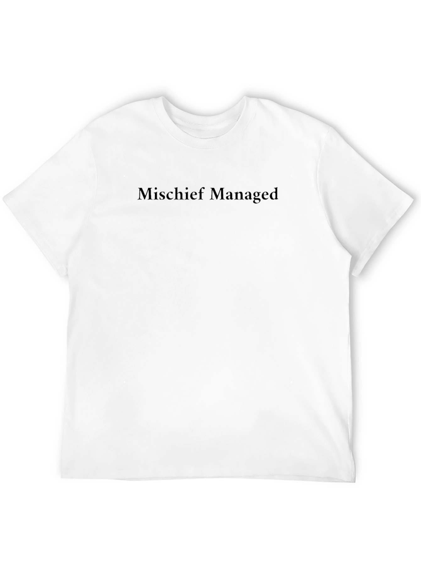 Mischief Managed Black Crew Neck T-Shirt