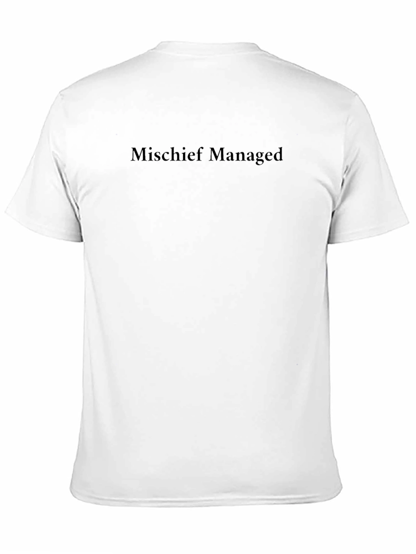 Mischief Managed Black Crew Neck T-Shirt