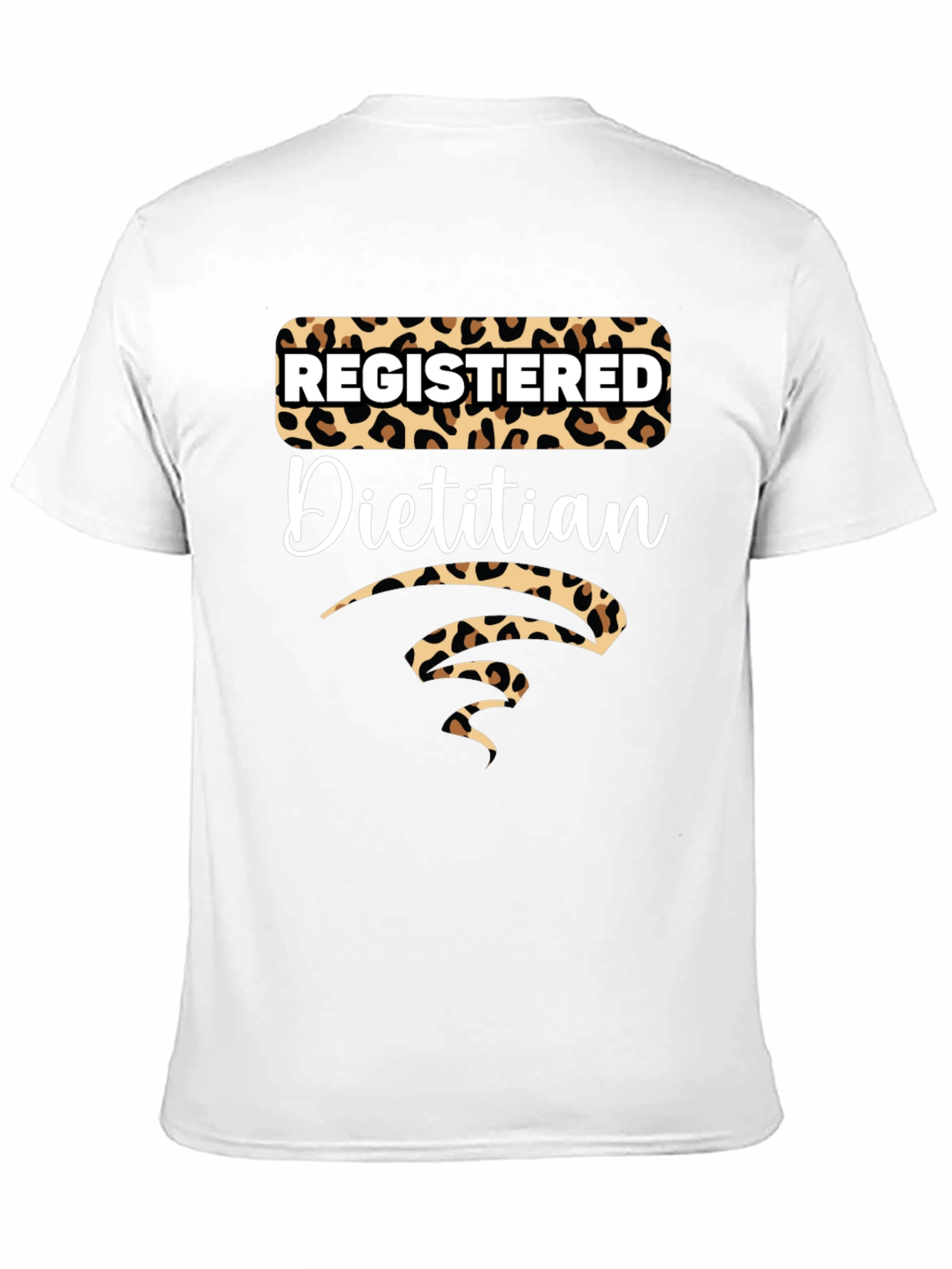 Registered Dietitian Leopard Print Tee