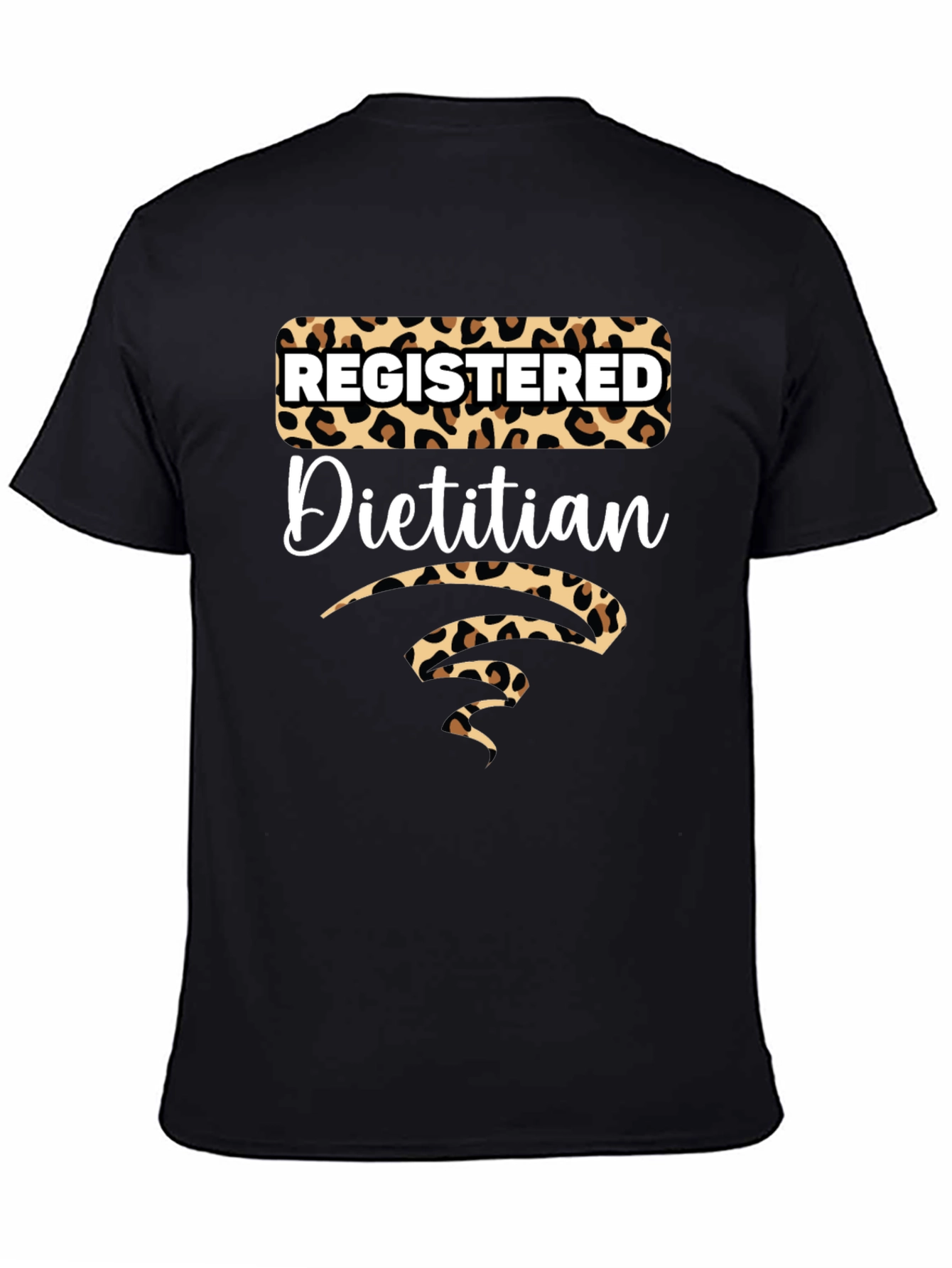 Registered Dietitian Leopard Print Tee