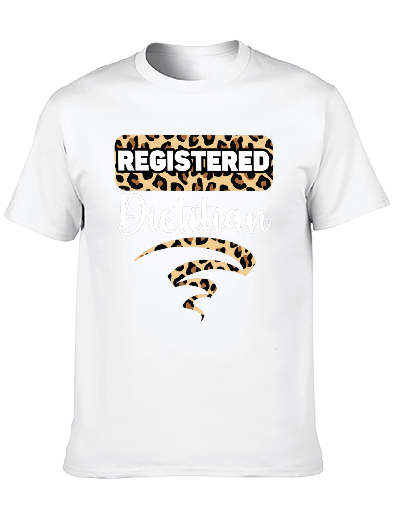 Registered Dietitian Leopard Print Tee