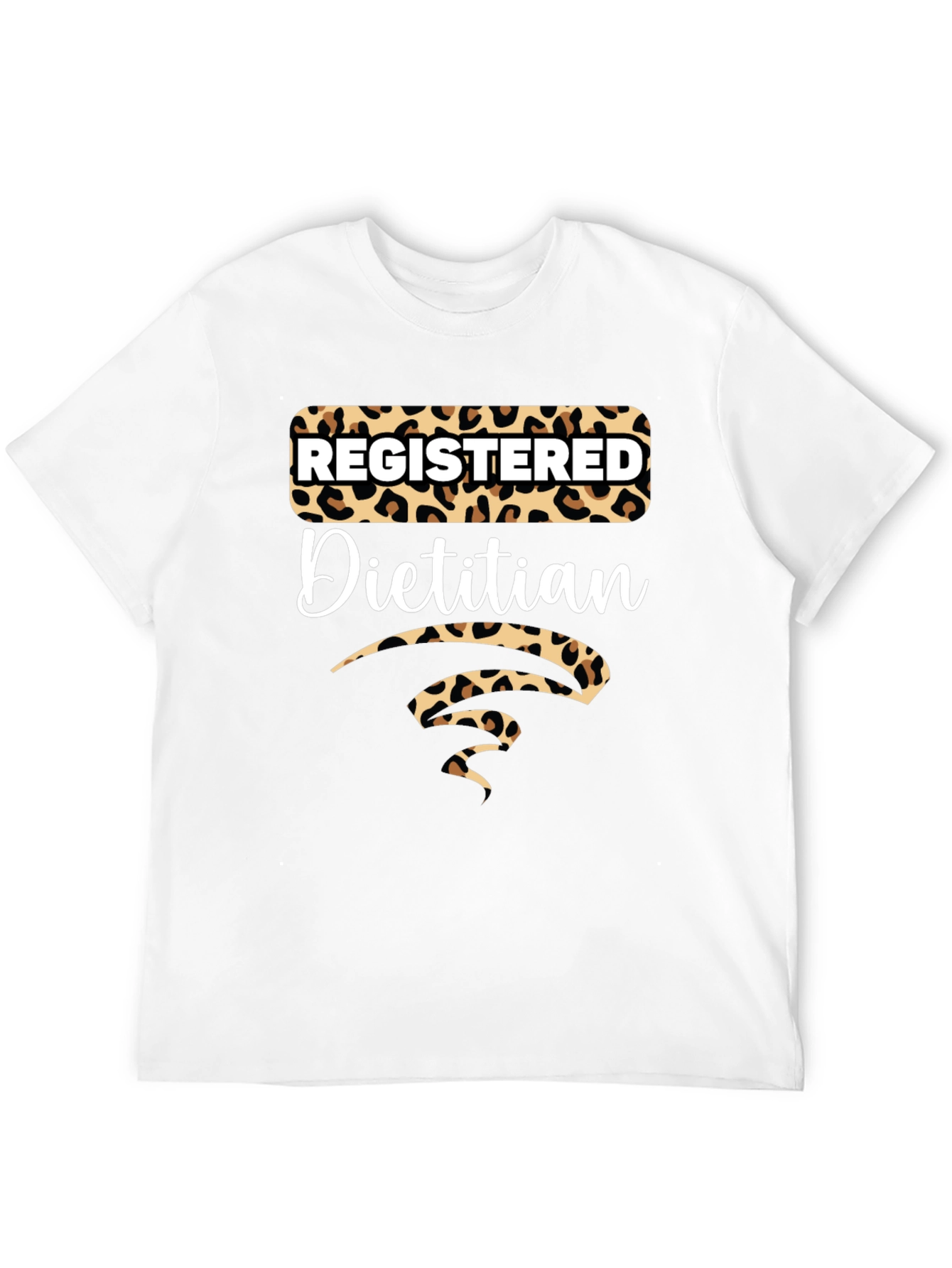 Registered Dietitian Leopard Print Tee