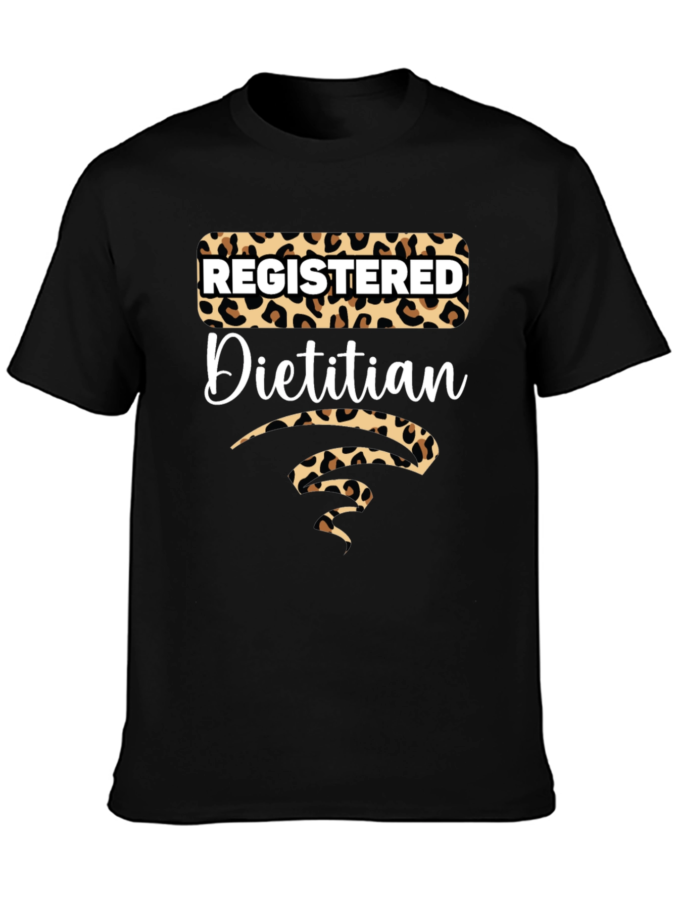 Registered Dietitian Leopard Print Tee