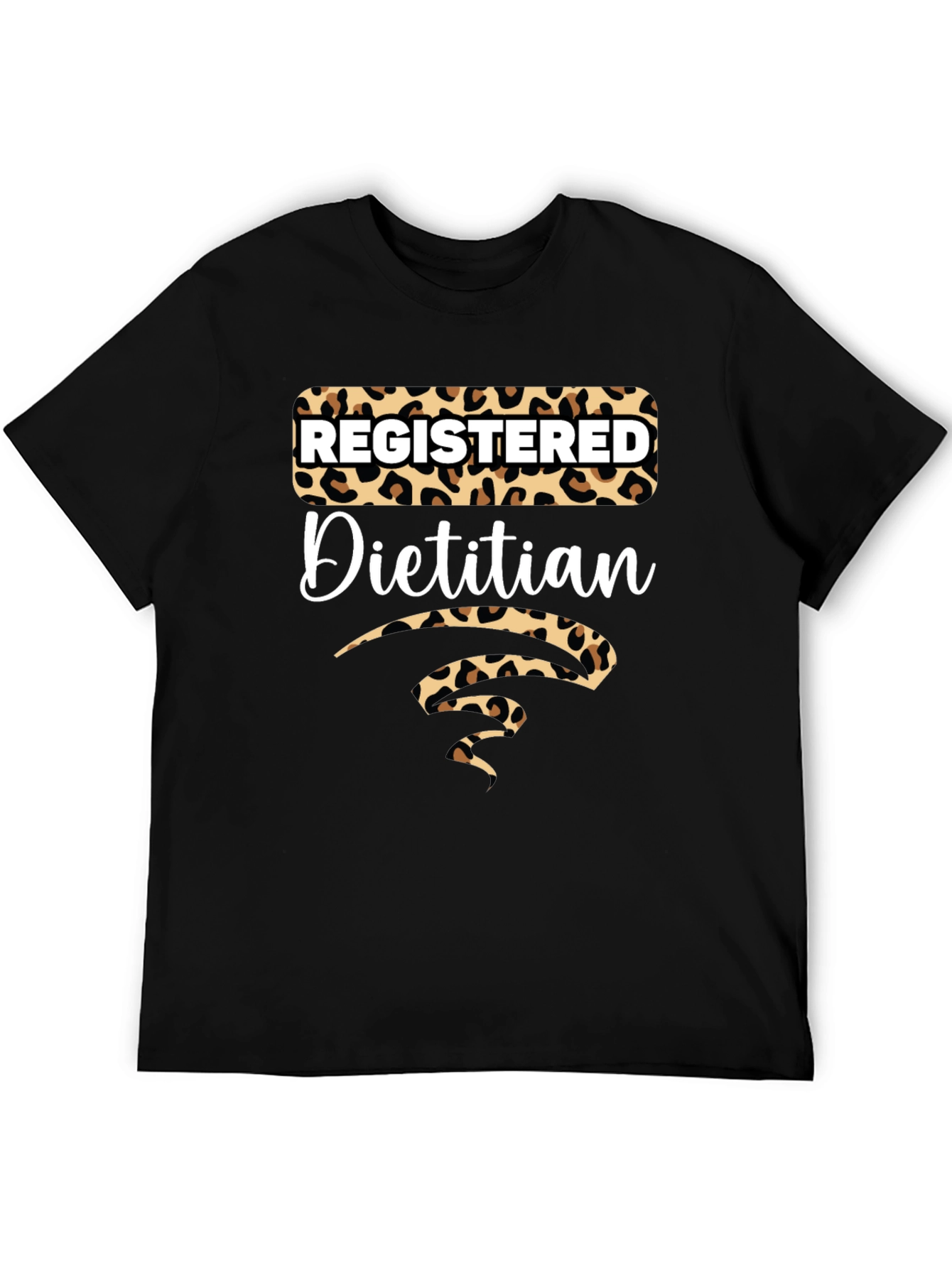 Registered Dietitian Leopard Print Tee