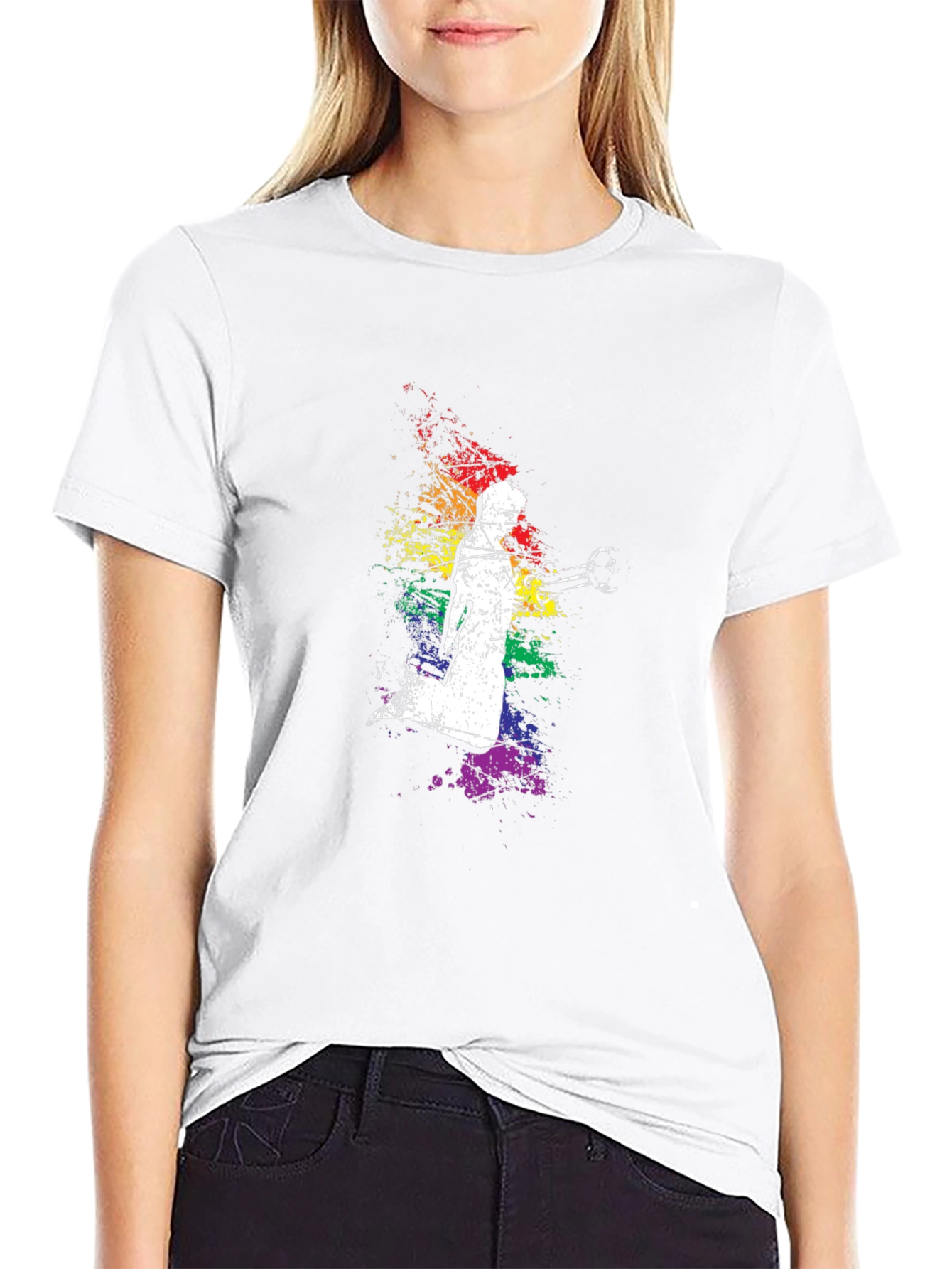 LGBTQ Pride Man on Knees T-Shirt