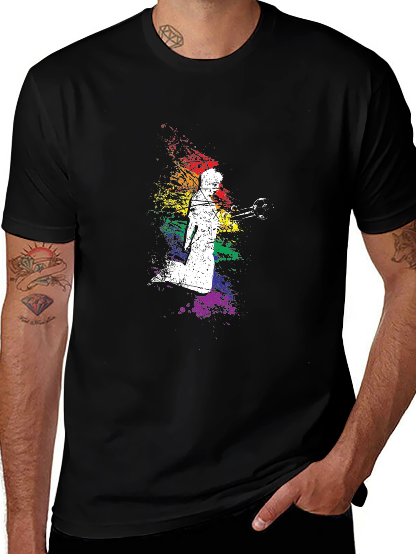 LGBTQ Pride Man on Knees T-Shirt
