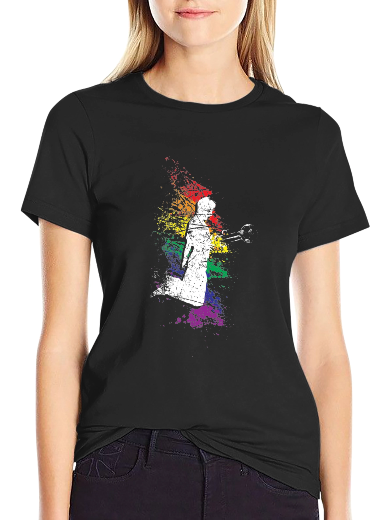 LGBTQ Pride Man on Knees T-Shirt