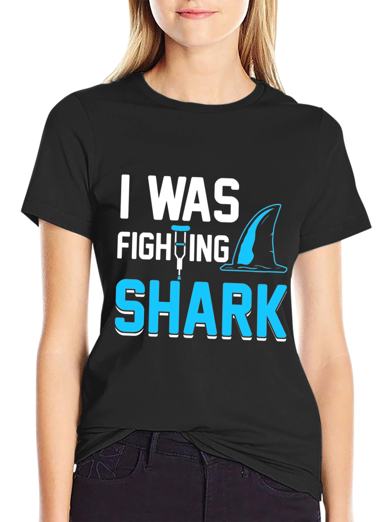 Shark Attack Leg Injury T-Shirt