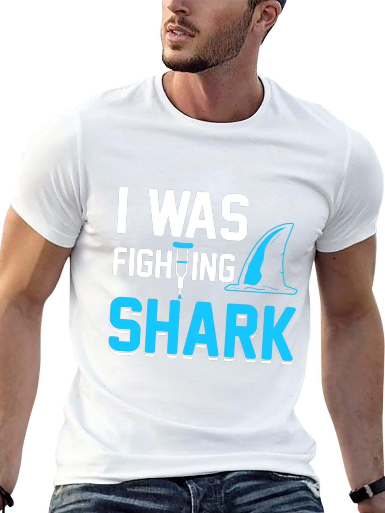 Shark Attack Leg Injury T-Shirt